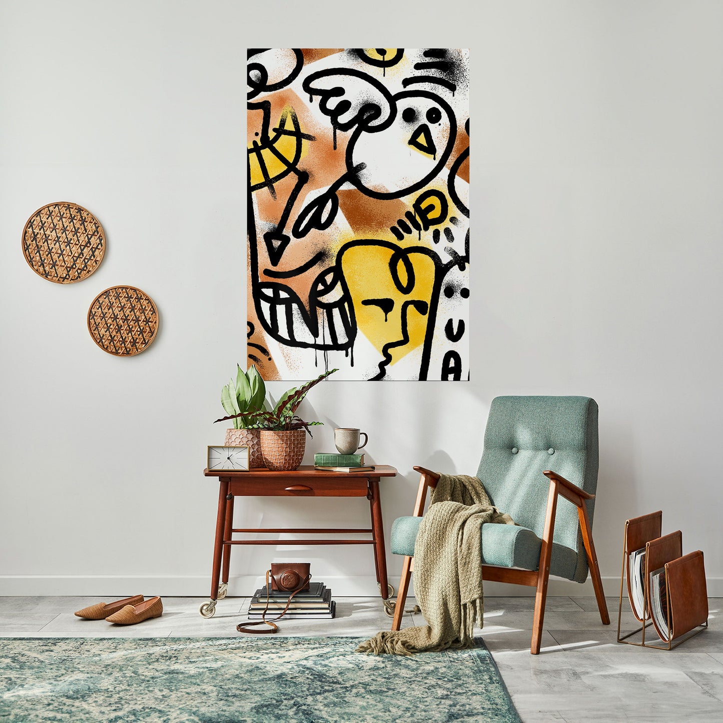 Poster verticale staccabile e attaccabile URBAN CANVAS