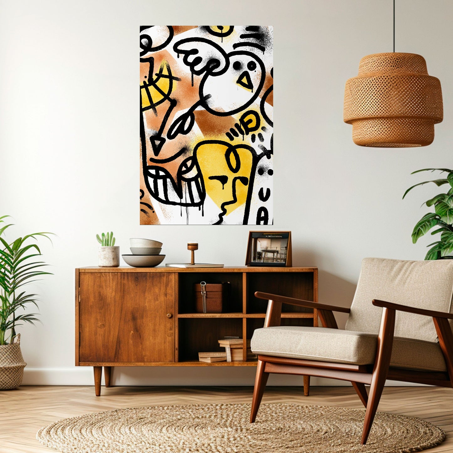 Poster verticale staccabile e attaccabile URBAN CANVAS