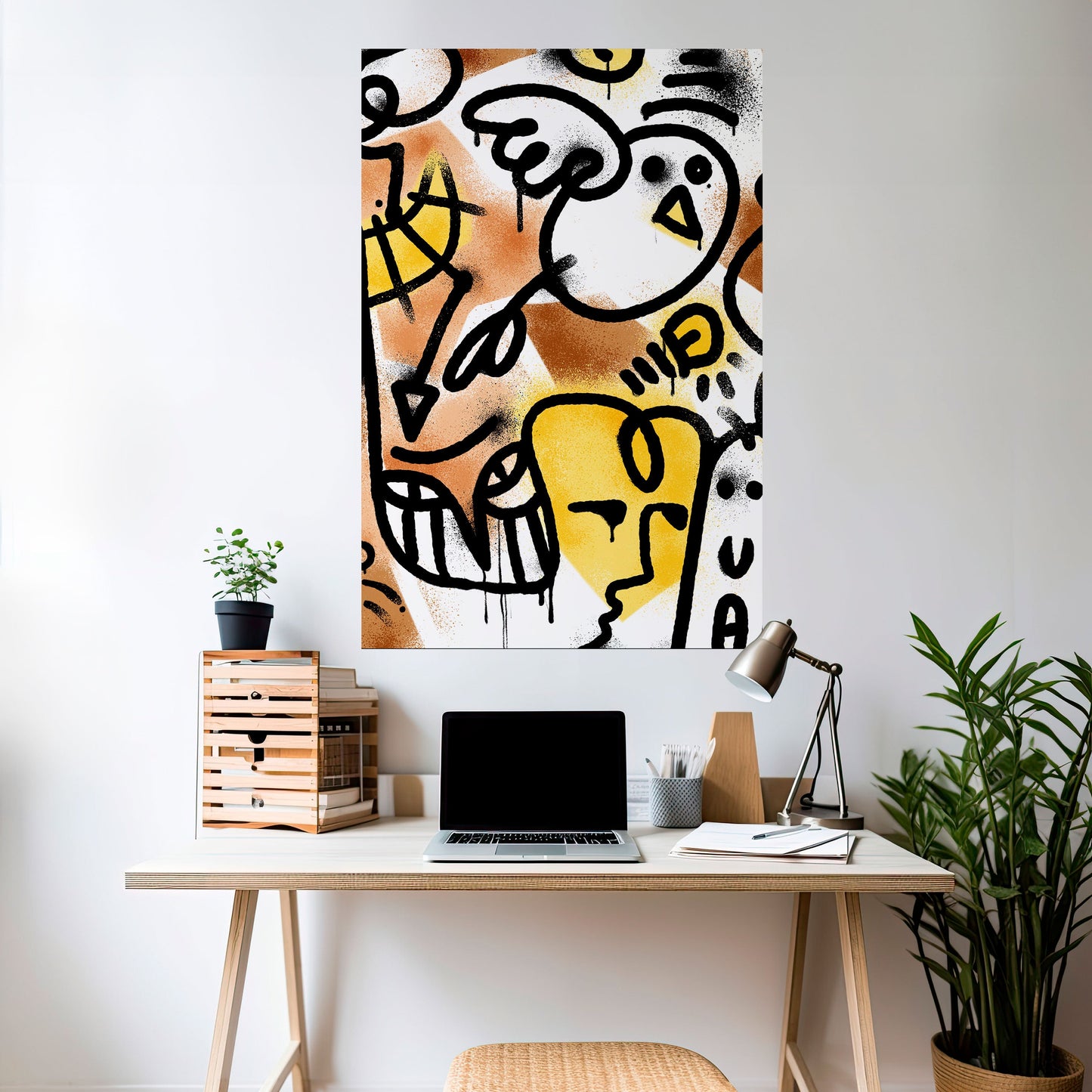 Poster verticale staccabile e attaccabile URBAN CANVAS