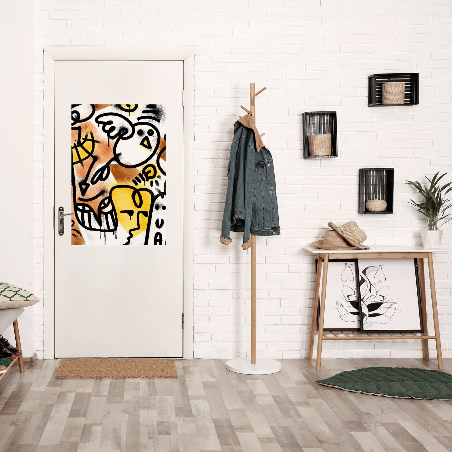 Poster verticale staccabile e attaccabile URBAN CANVAS