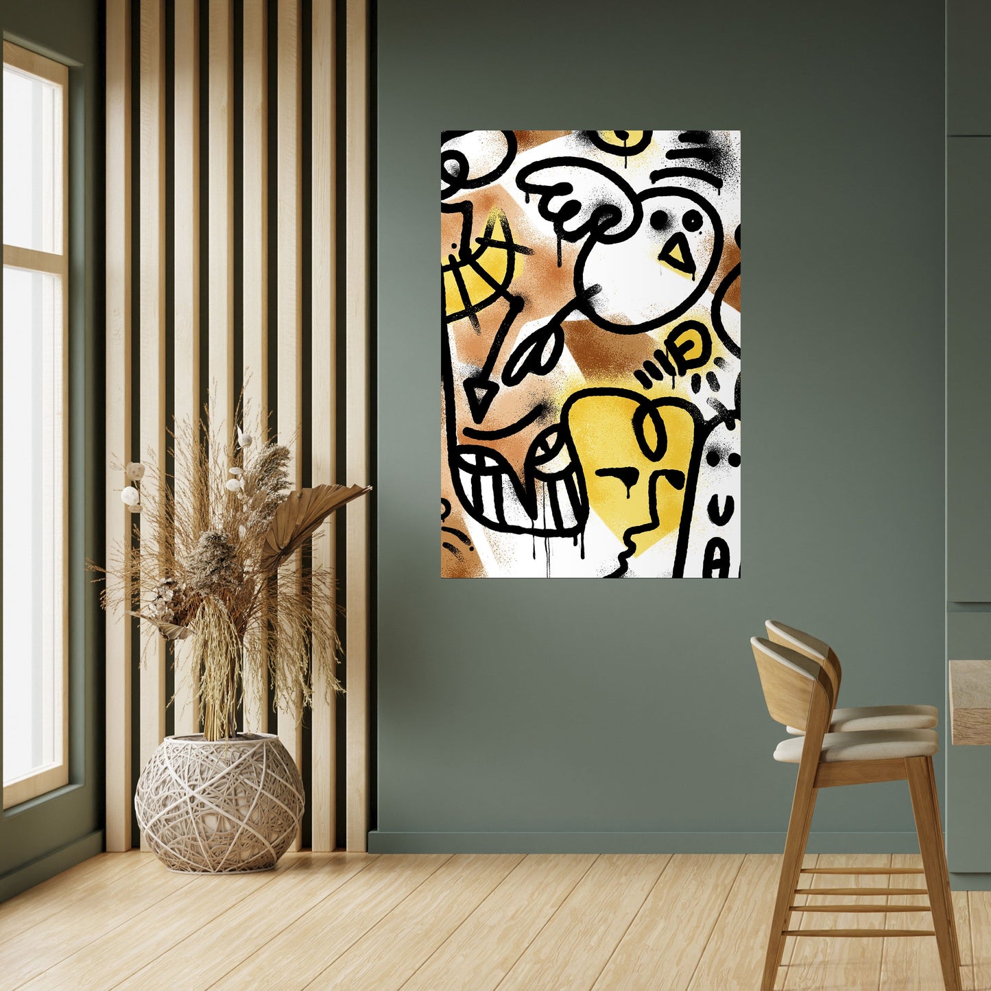 Poster verticale staccabile e attaccabile URBAN CANVAS