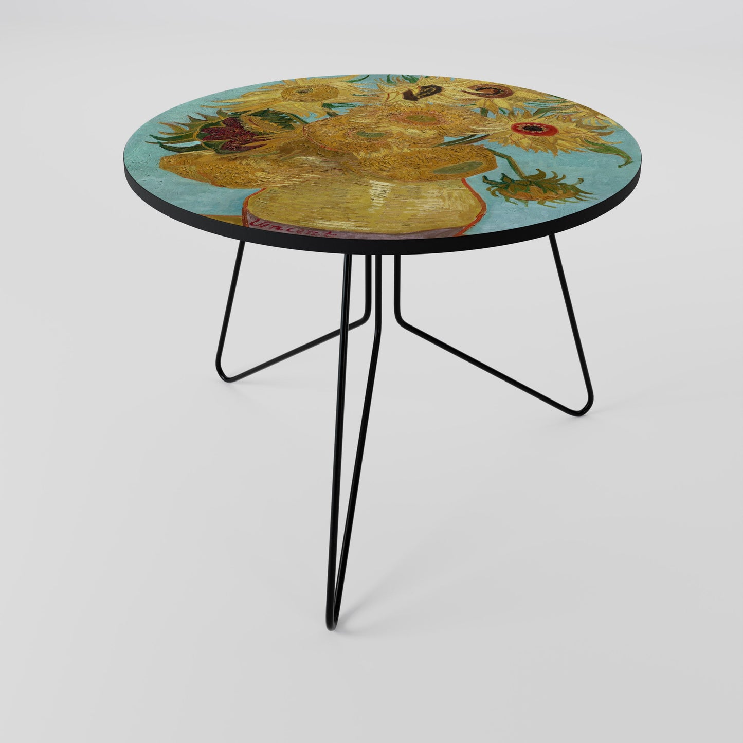 VASO CON DODICI GIRASOLI Tavolino 69