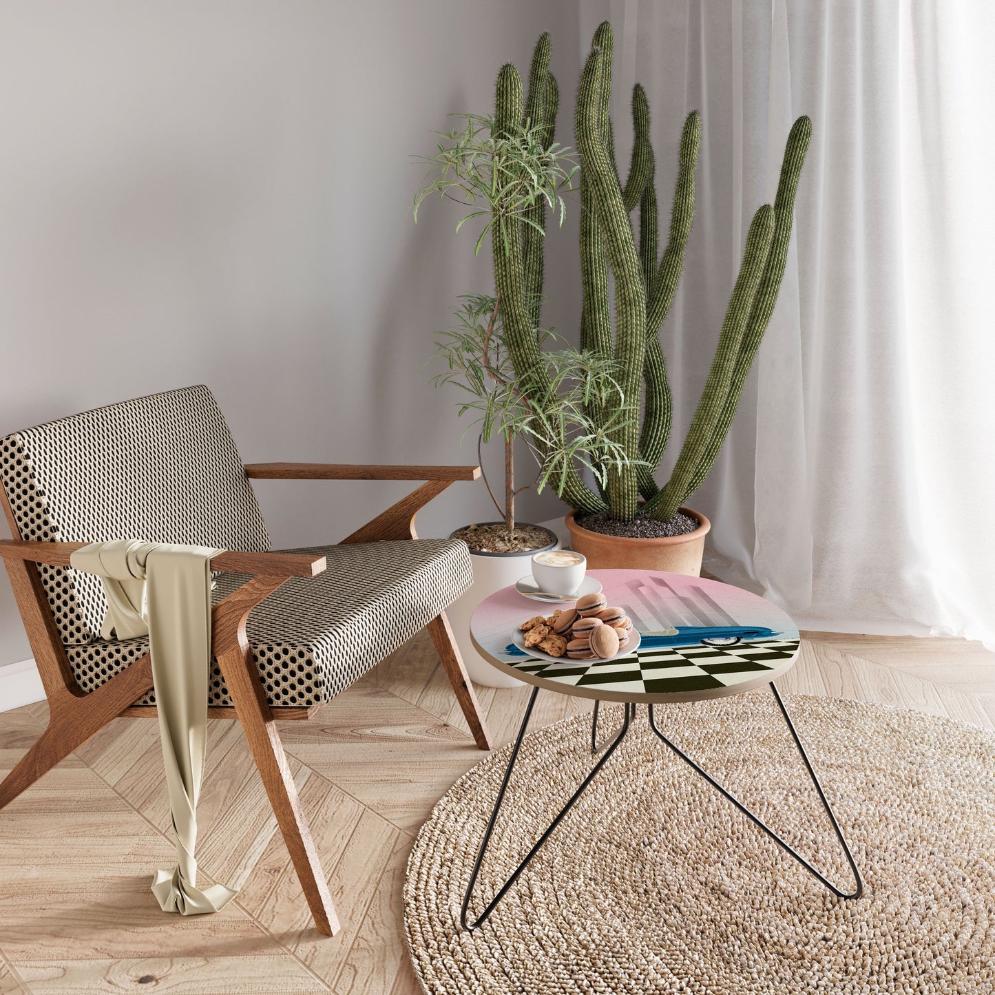 BLUE ROADSTER Small Coffee Table