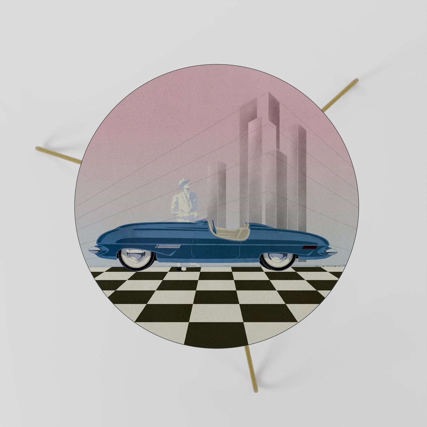 Tavolino da caffè BLUE ROADSTER 60