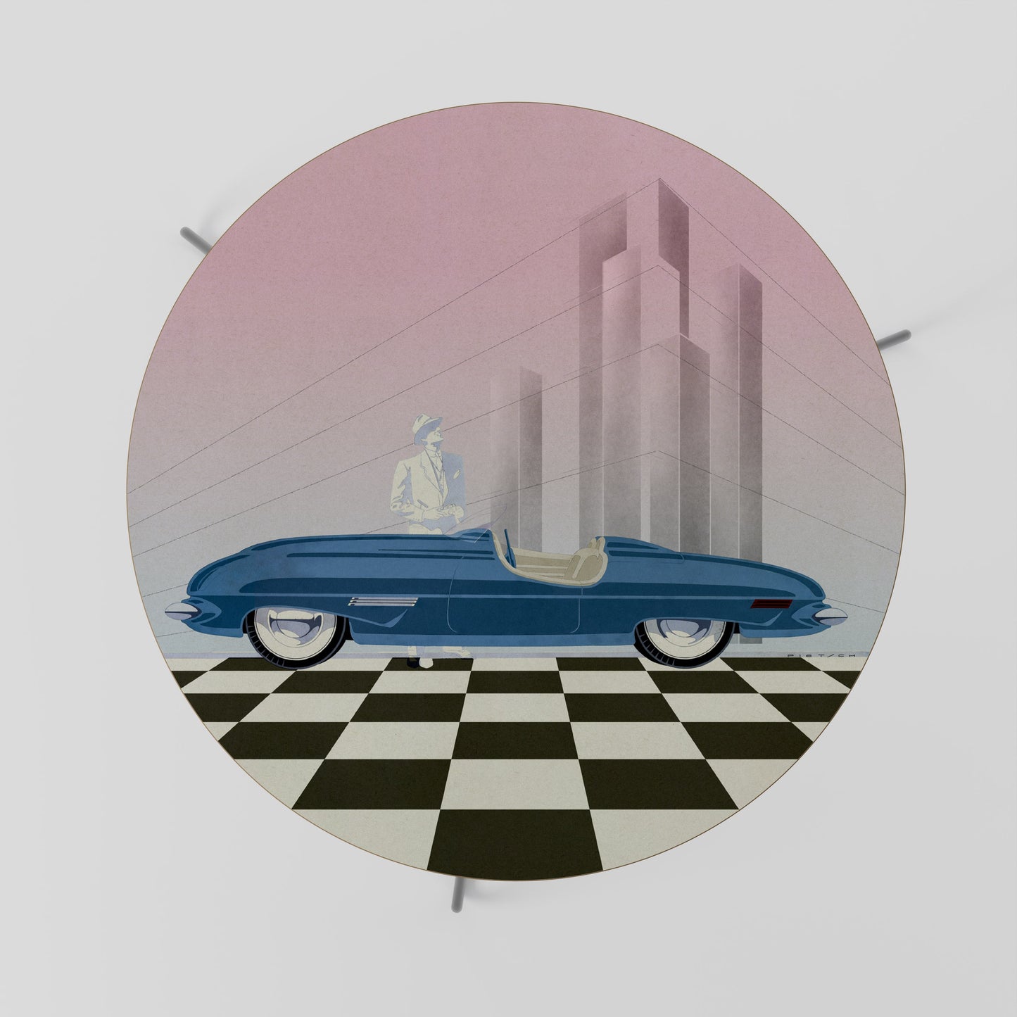 Tavolino da caffè BLUE ROADSTER 69