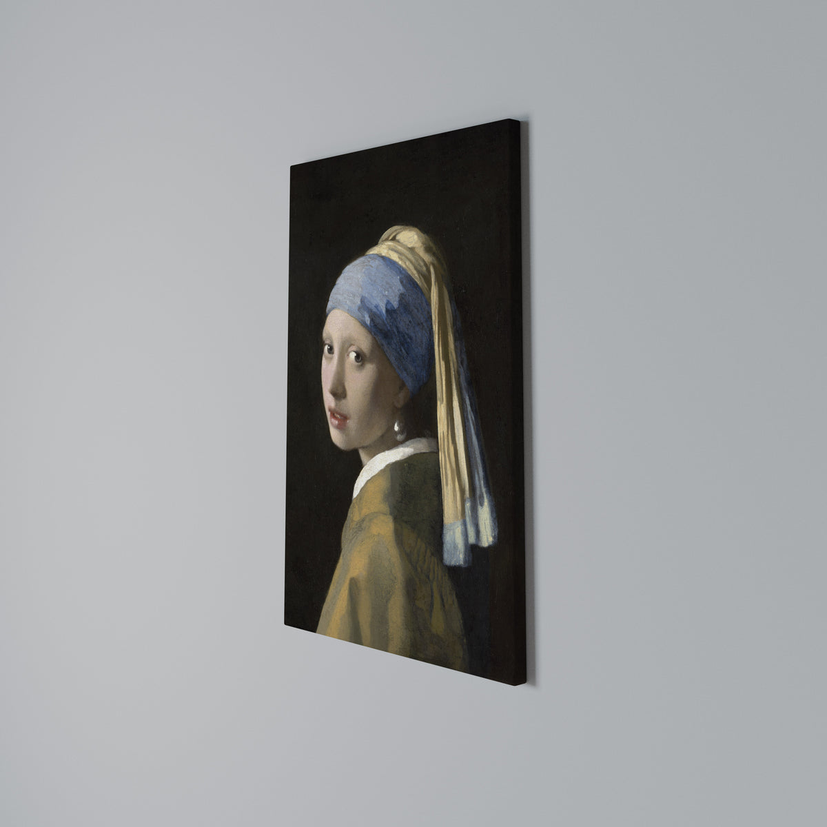 GIRL WITH A PEARL EARING Stampa su tela verticale