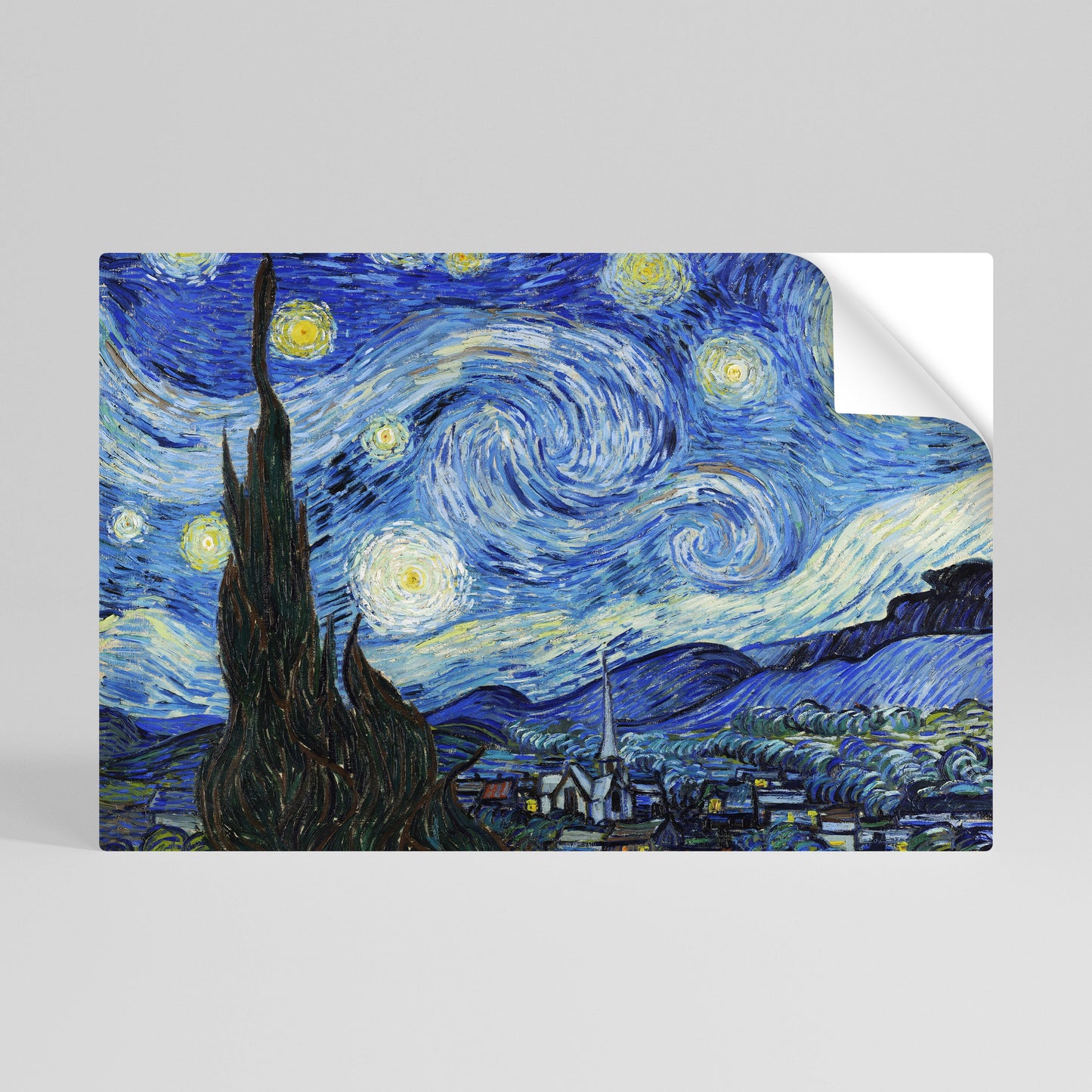 Poster orizzontale staccabile e attaccabile NOTTE STELLATA