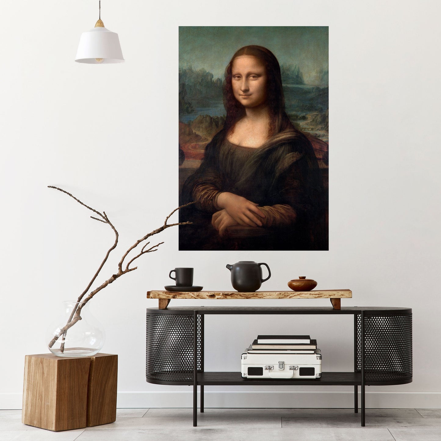 MONA LISA Poster verticale staccabile e attaccabile