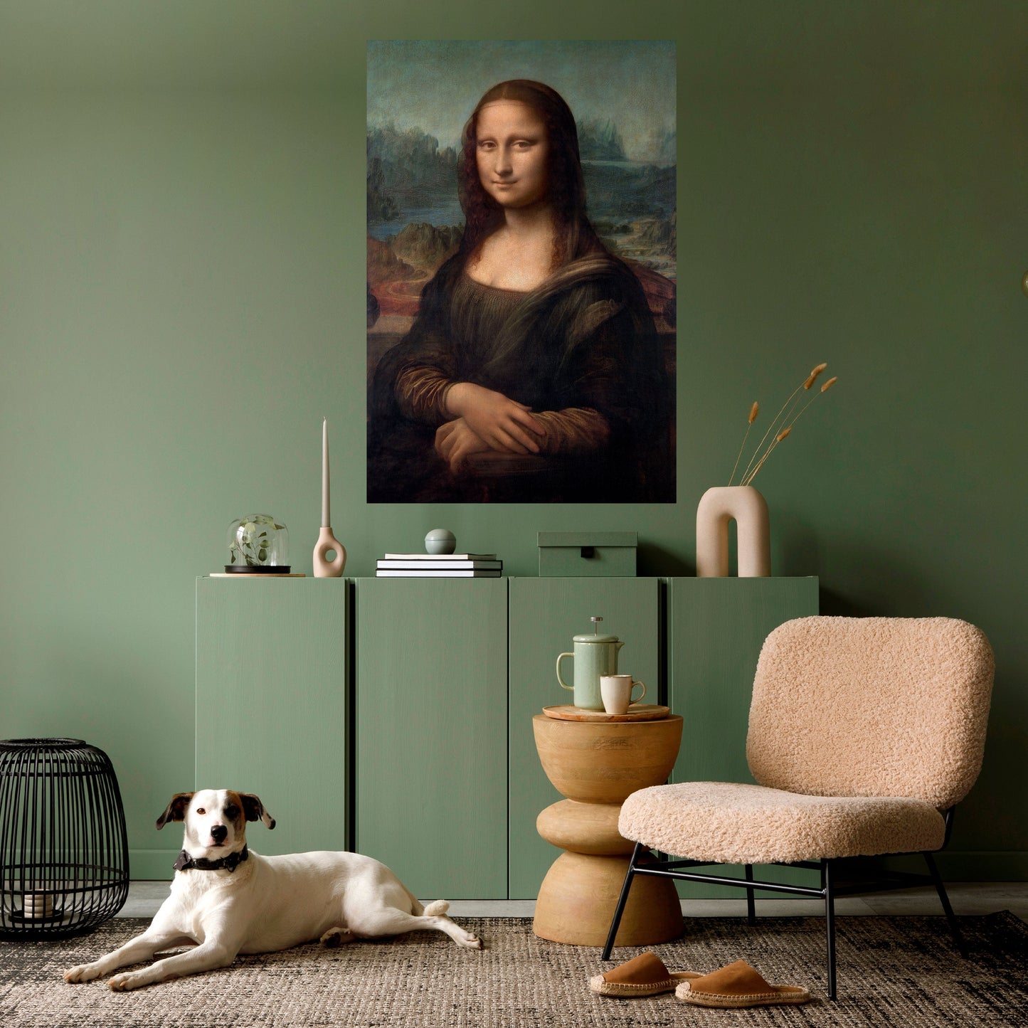 MONA LISA Poster verticale staccabile e attaccabile
