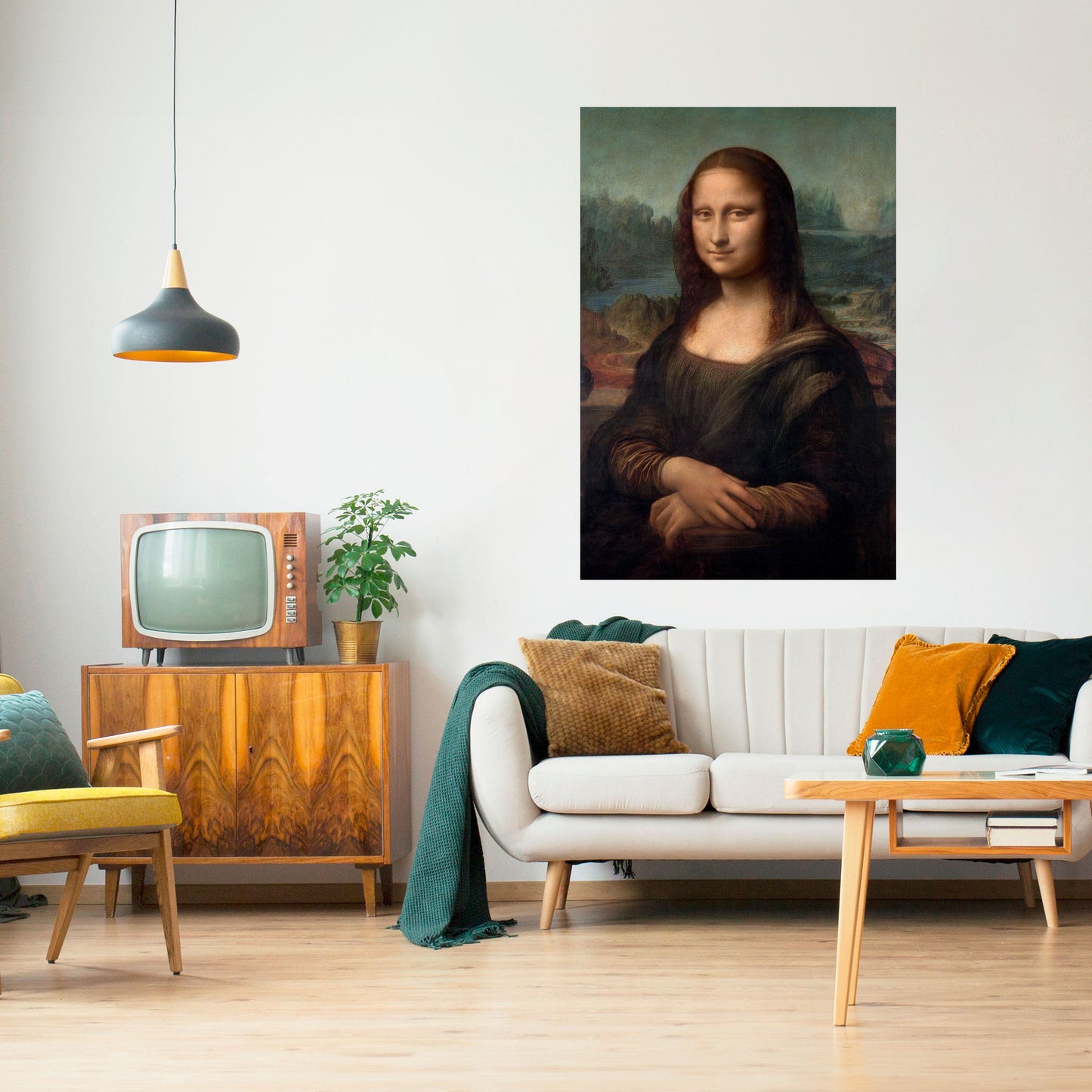 MONA LISA Poster verticale staccabile e attaccabile