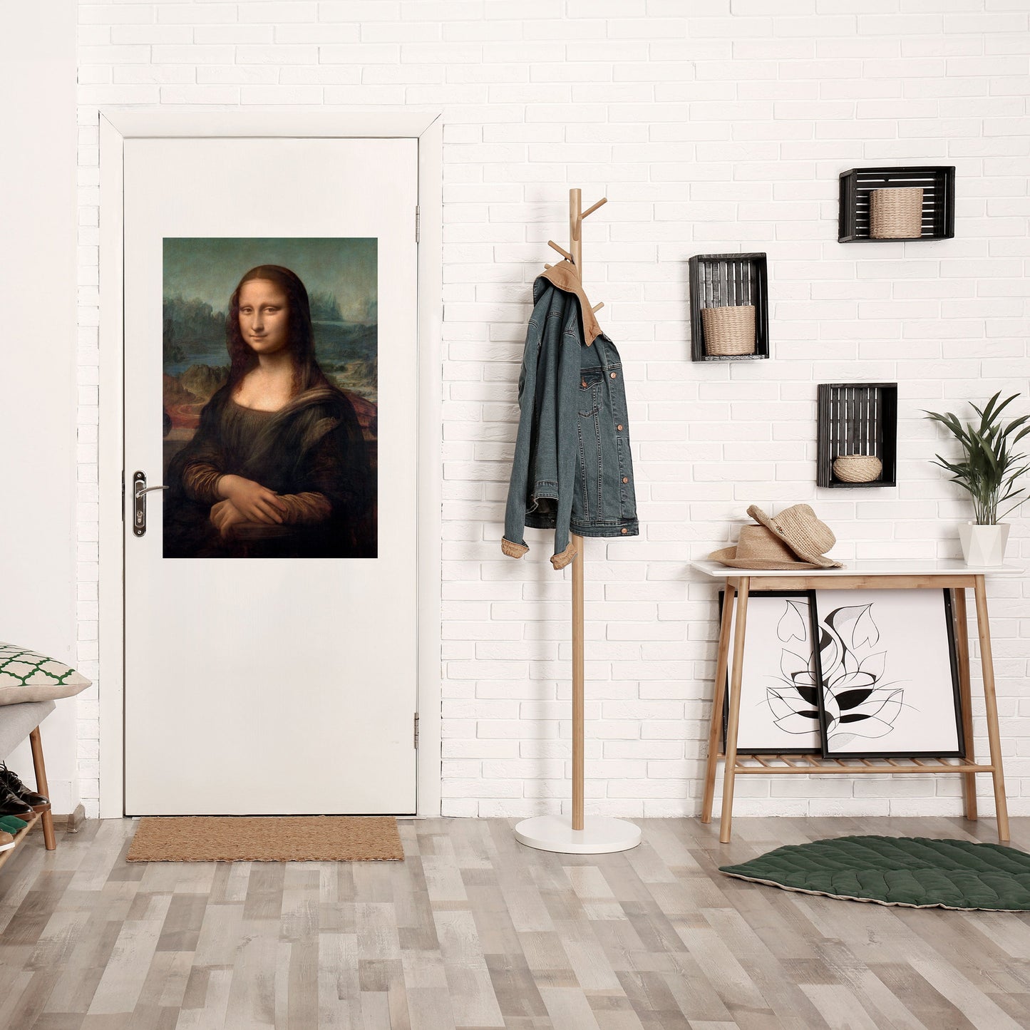 MONA LISA Poster verticale staccabile e attaccabile