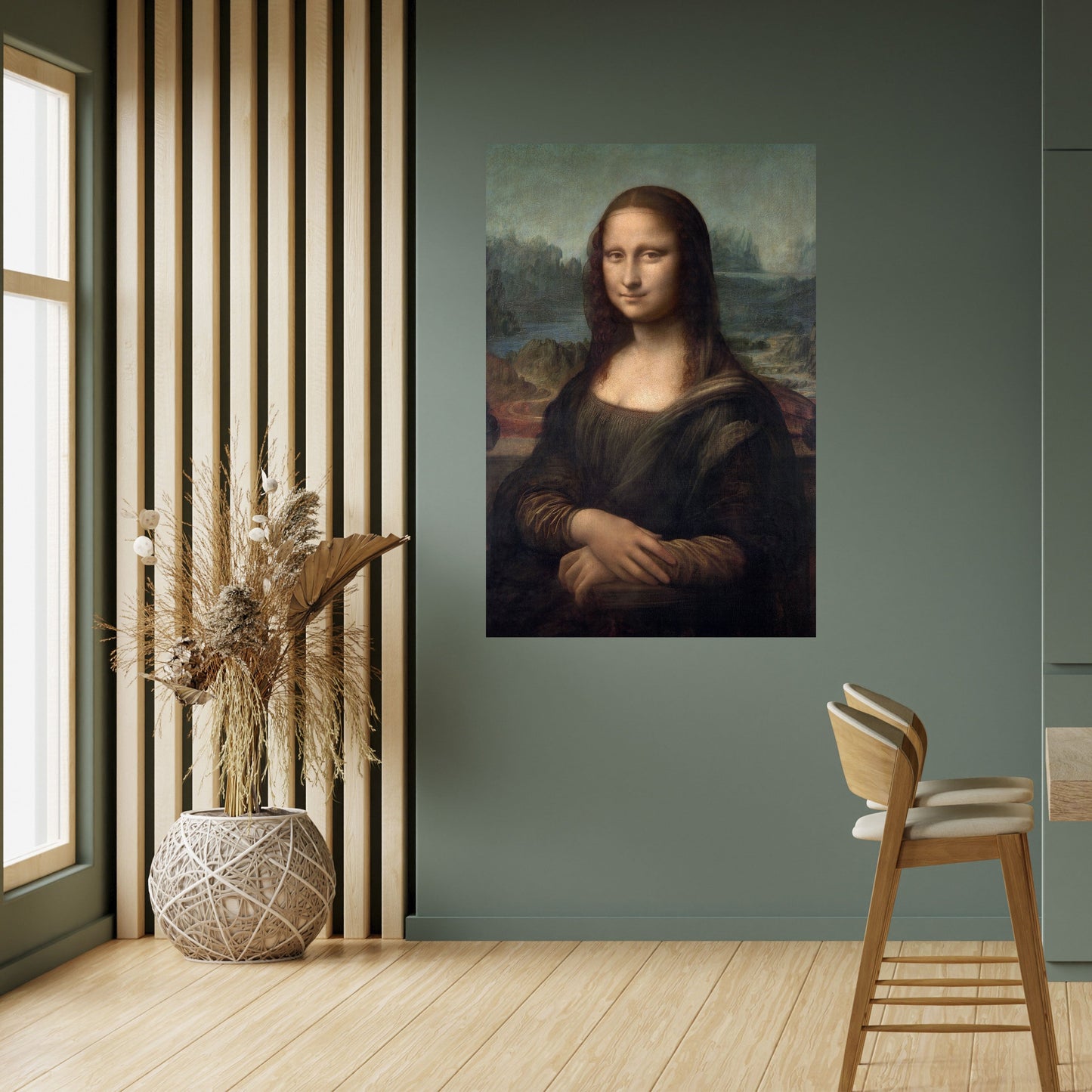 MONA LISA Poster verticale staccabile e attaccabile