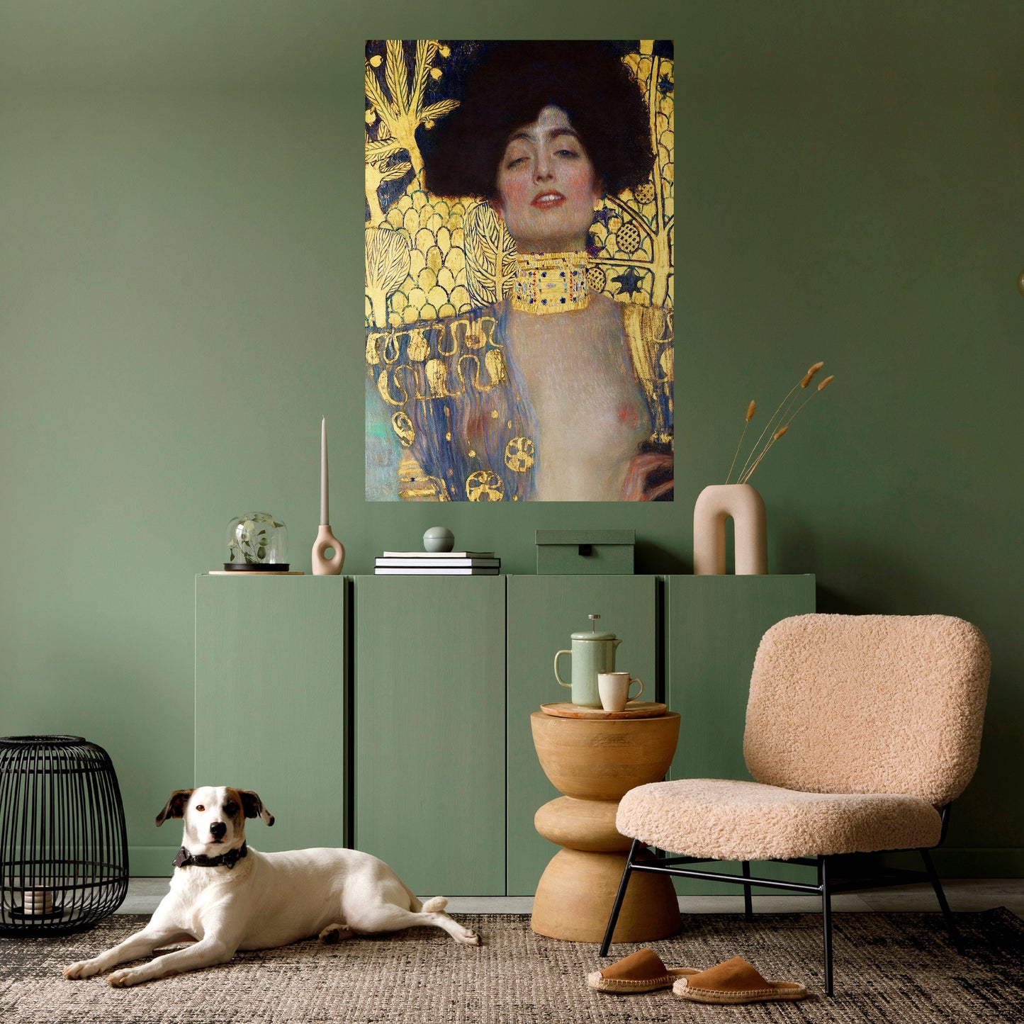Poster verticale staccabile e attaccabile GIUDITTA E OLOFERNE