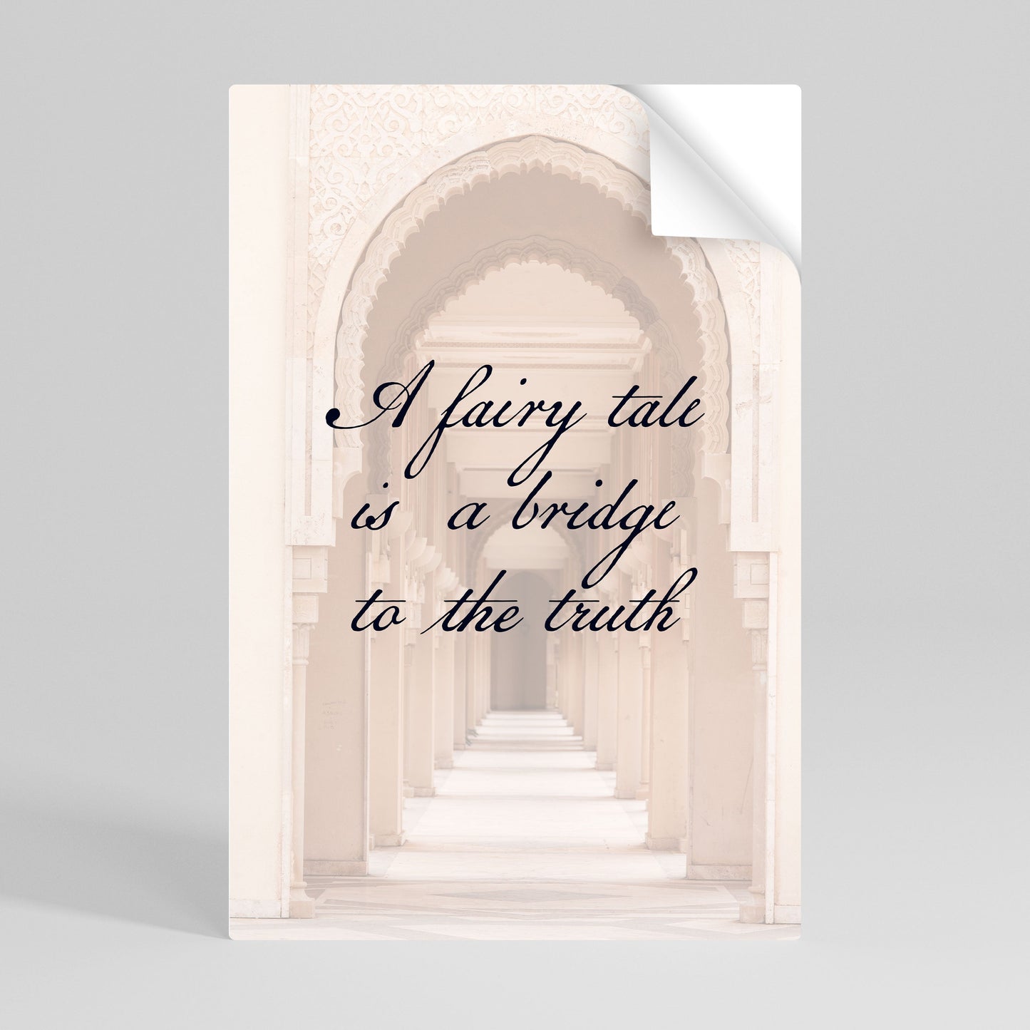 PASSAGGIO DA SOGNO Poster verticale staccabile e attaccabile