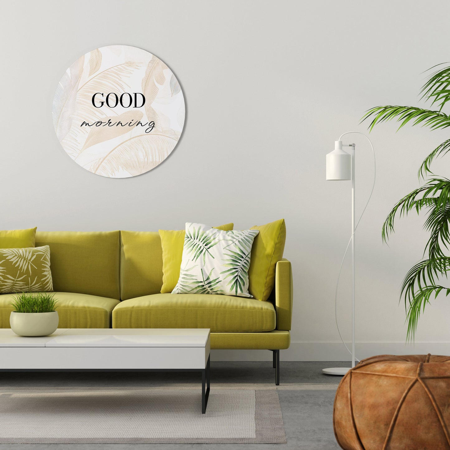 MORNING MIST MAGIC - Decorazione murale rotonda