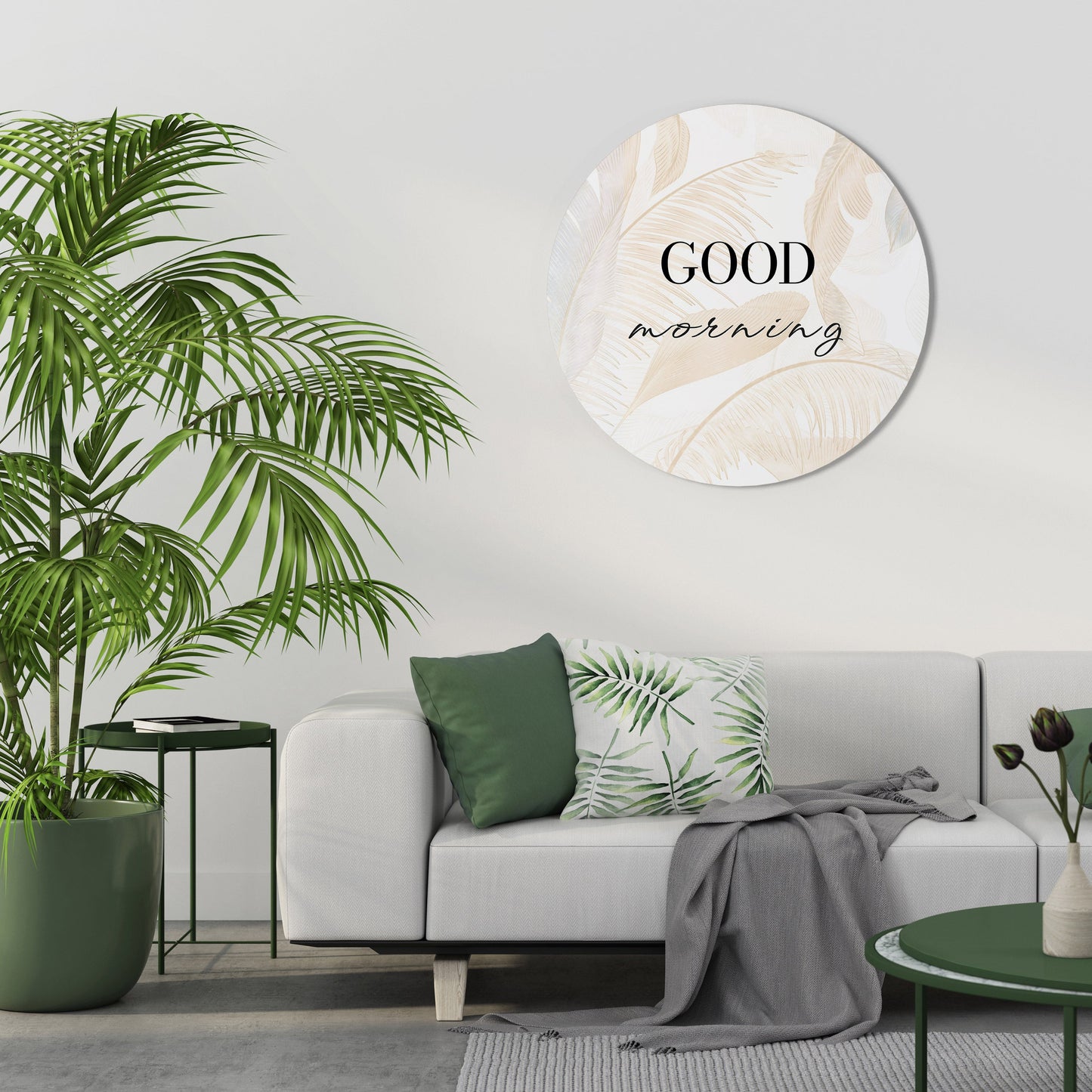 MORNING MIST MAGIC - Decorazione murale rotonda