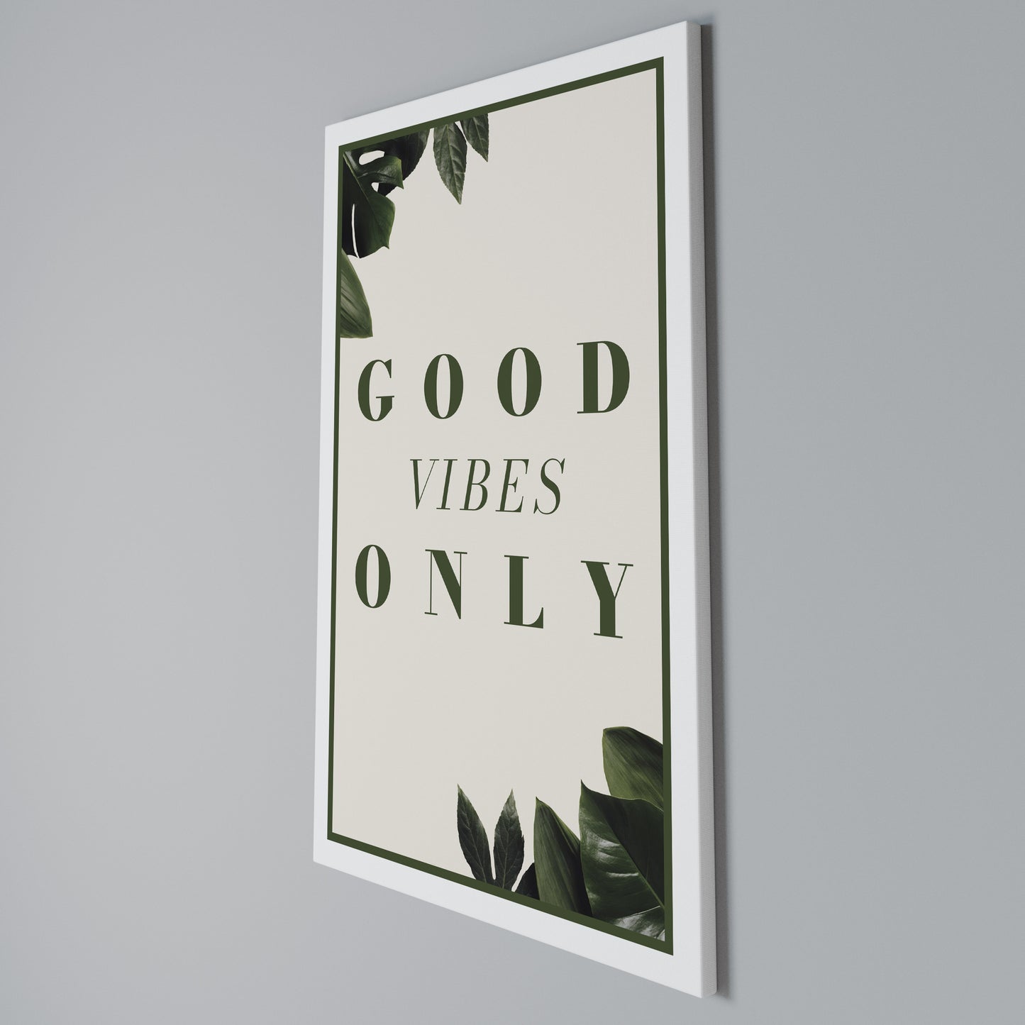 NATURE'S POSITIVE ENERGY Stampa su Tela Verticale
