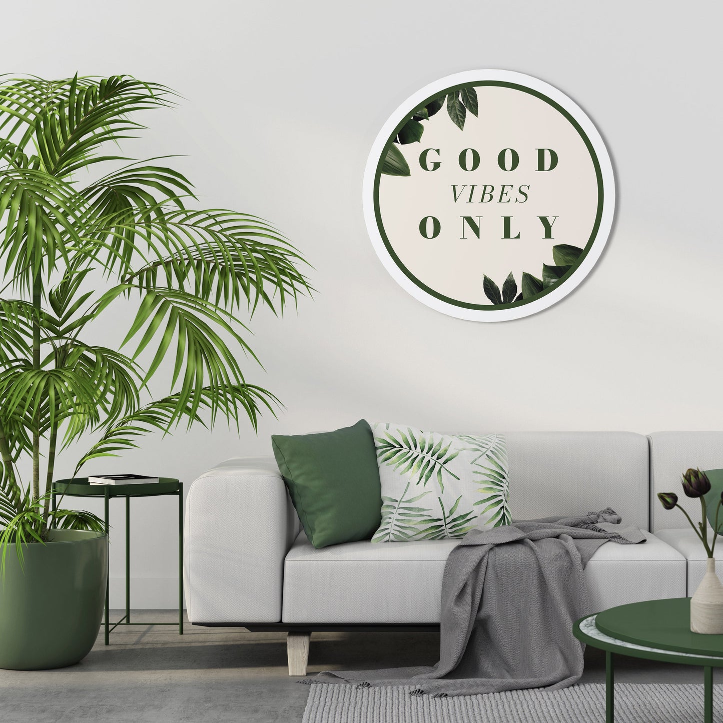 L'ENERGIA POSITIVA DELLA NATURA - Arte murale rotonda