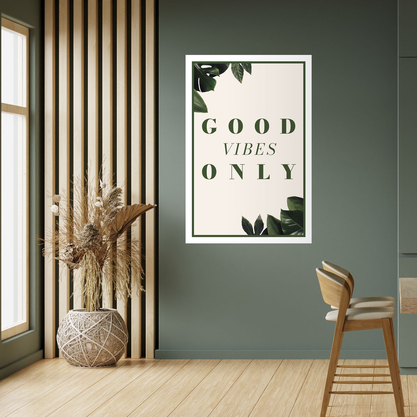 Poster verticale staccabile e attaccabile "ENERGIA POSITIVA DELLA NATURA"