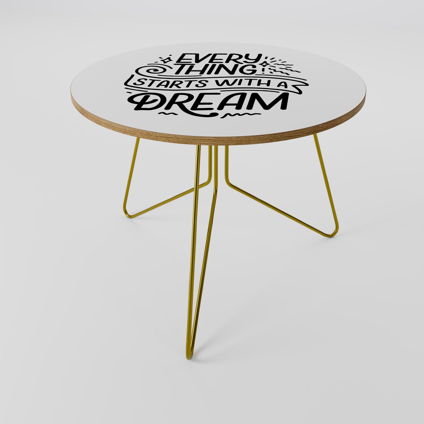 TUTTO INIZIA CON UN SOGNO Tavolino da caffè 69