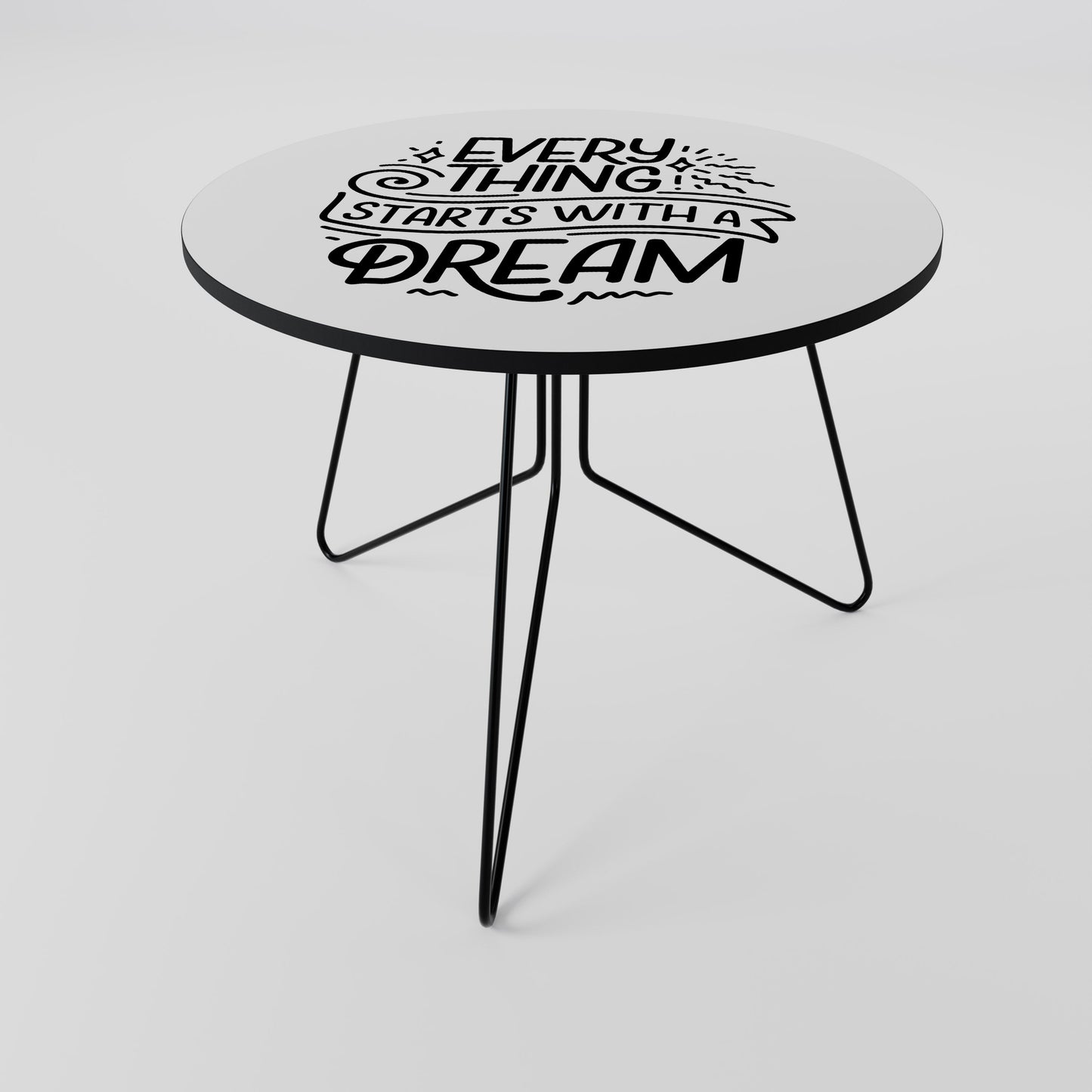 TUTTO INIZIA CON UN SOGNO Tavolino da caffè 69