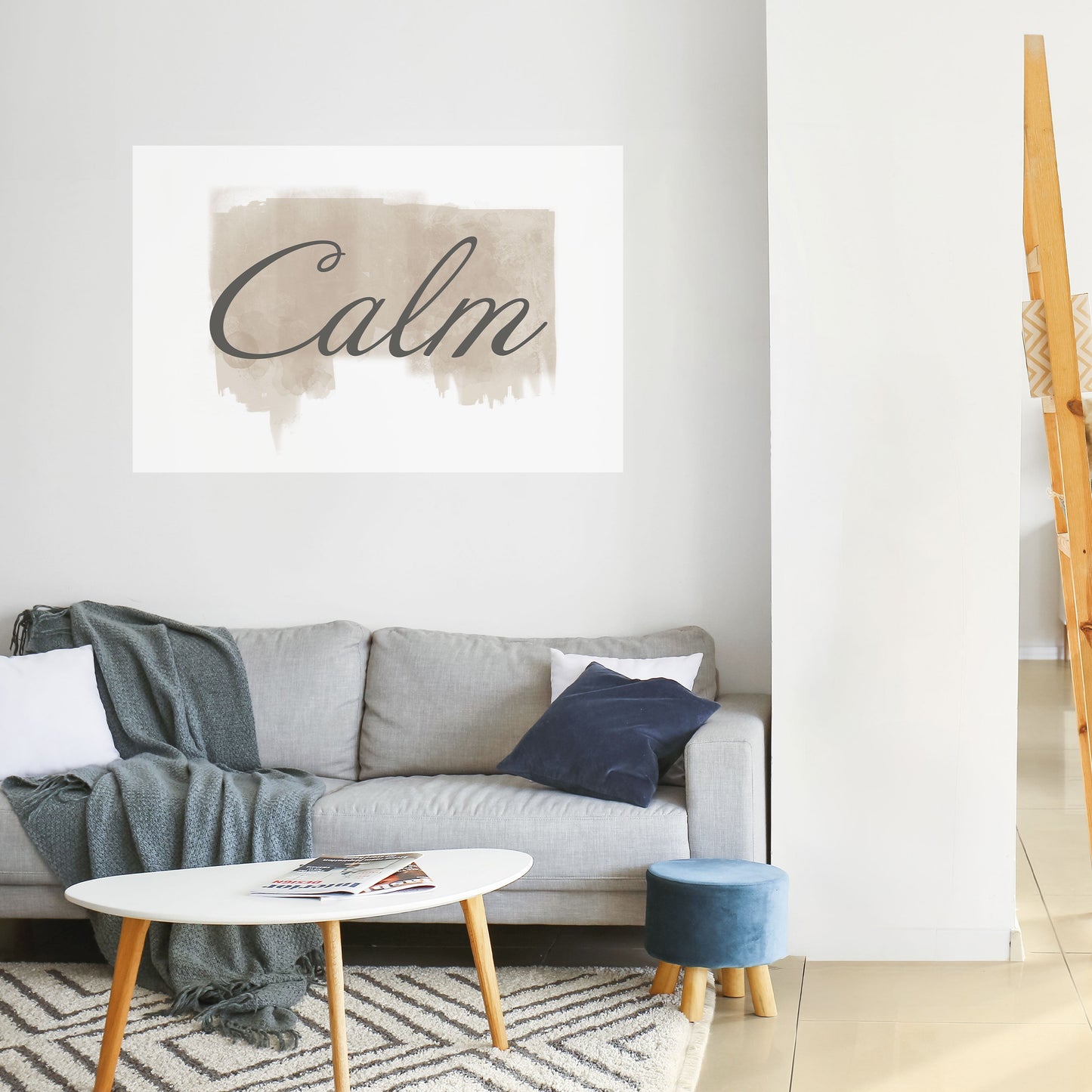 LA QUIETE NELL'ARTE Poster orizzontale staccabile e attaccabile