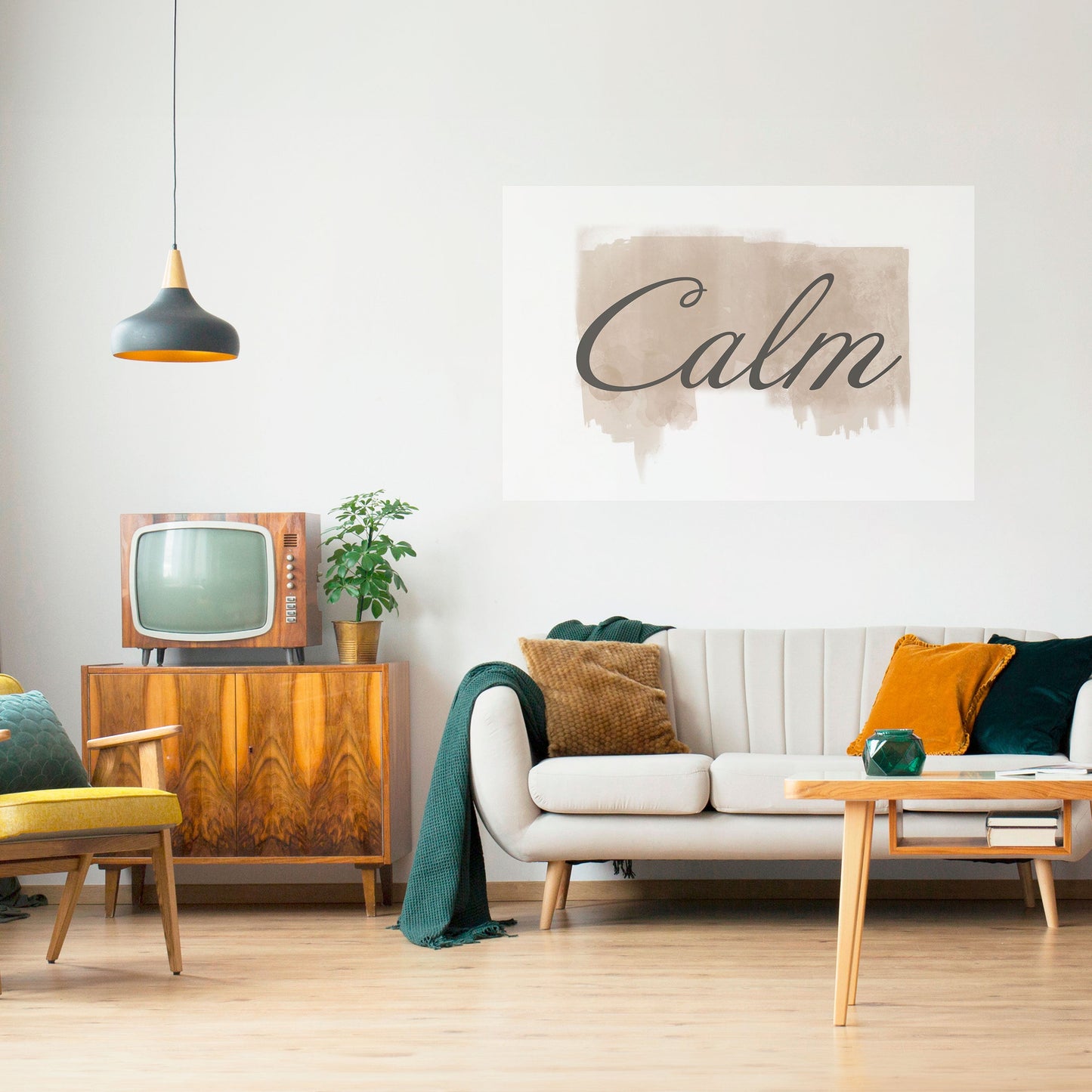 LA QUIETE NELL'ARTE Poster orizzontale staccabile e attaccabile