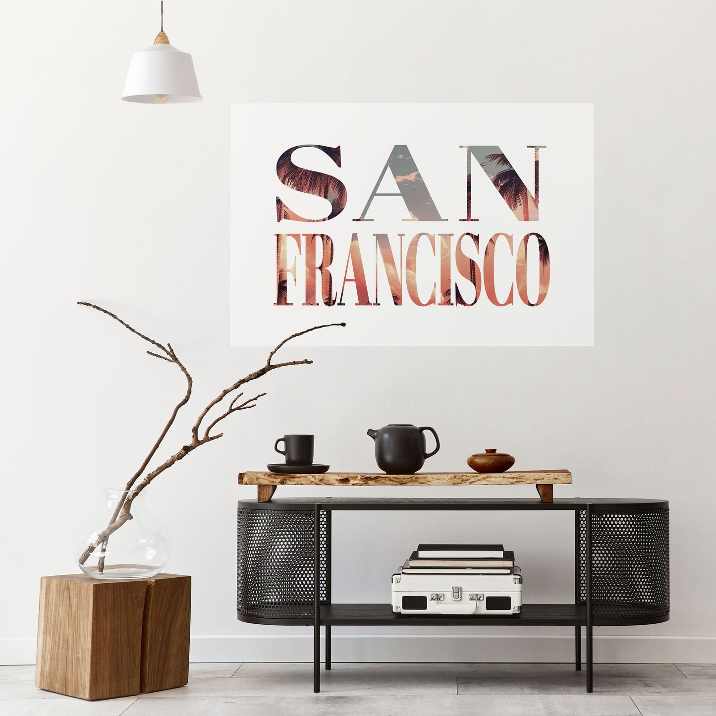 Poster orizzontale da staccare e attaccare di SAN FRANCISCO
