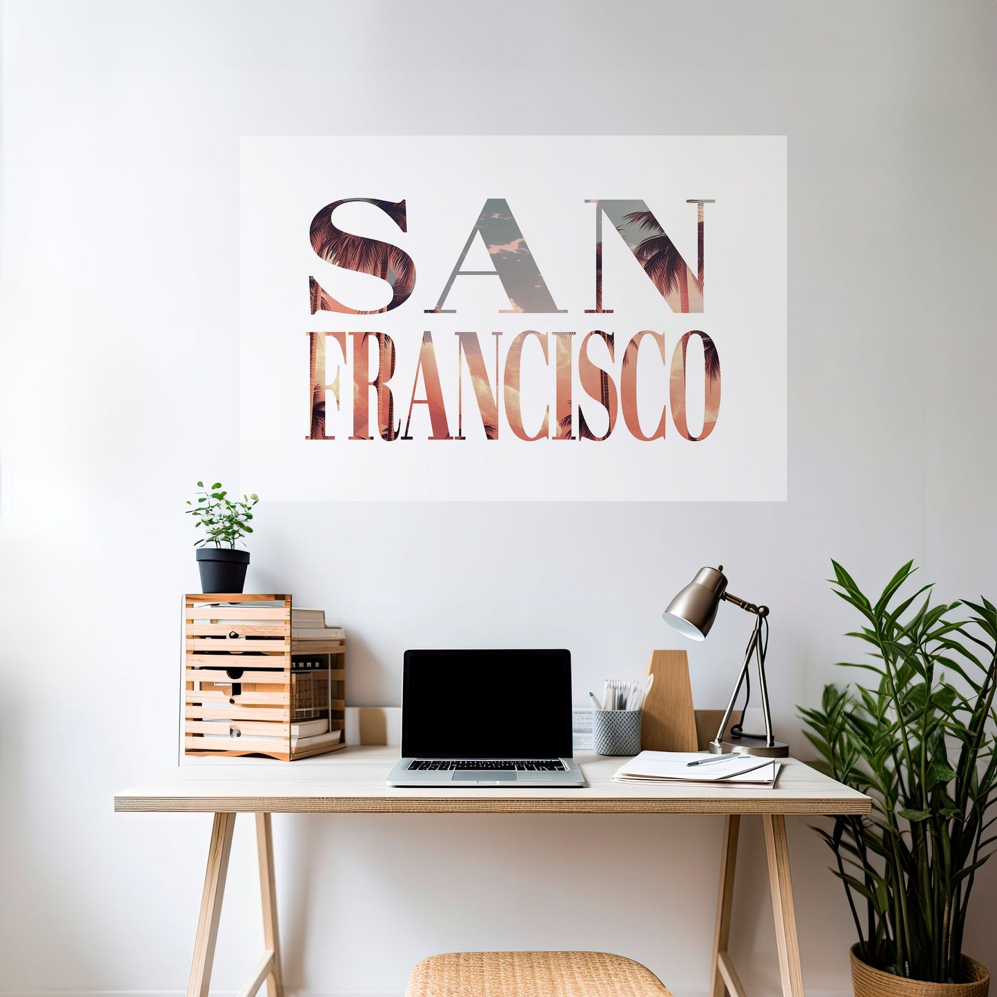 Poster orizzontale da staccare e attaccare di SAN FRANCISCO