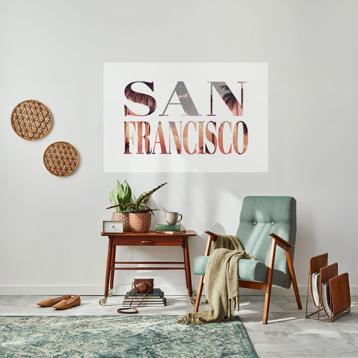 Poster orizzontale da staccare e attaccare di SAN FRANCISCO