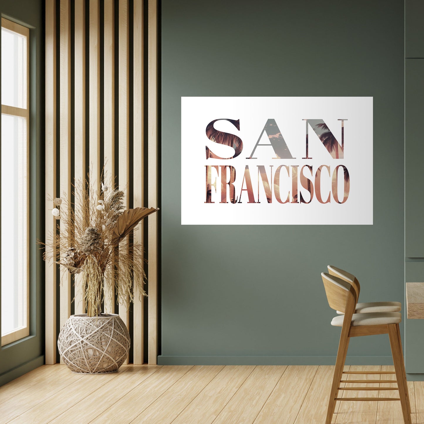 Poster orizzontale da staccare e attaccare di SAN FRANCISCO