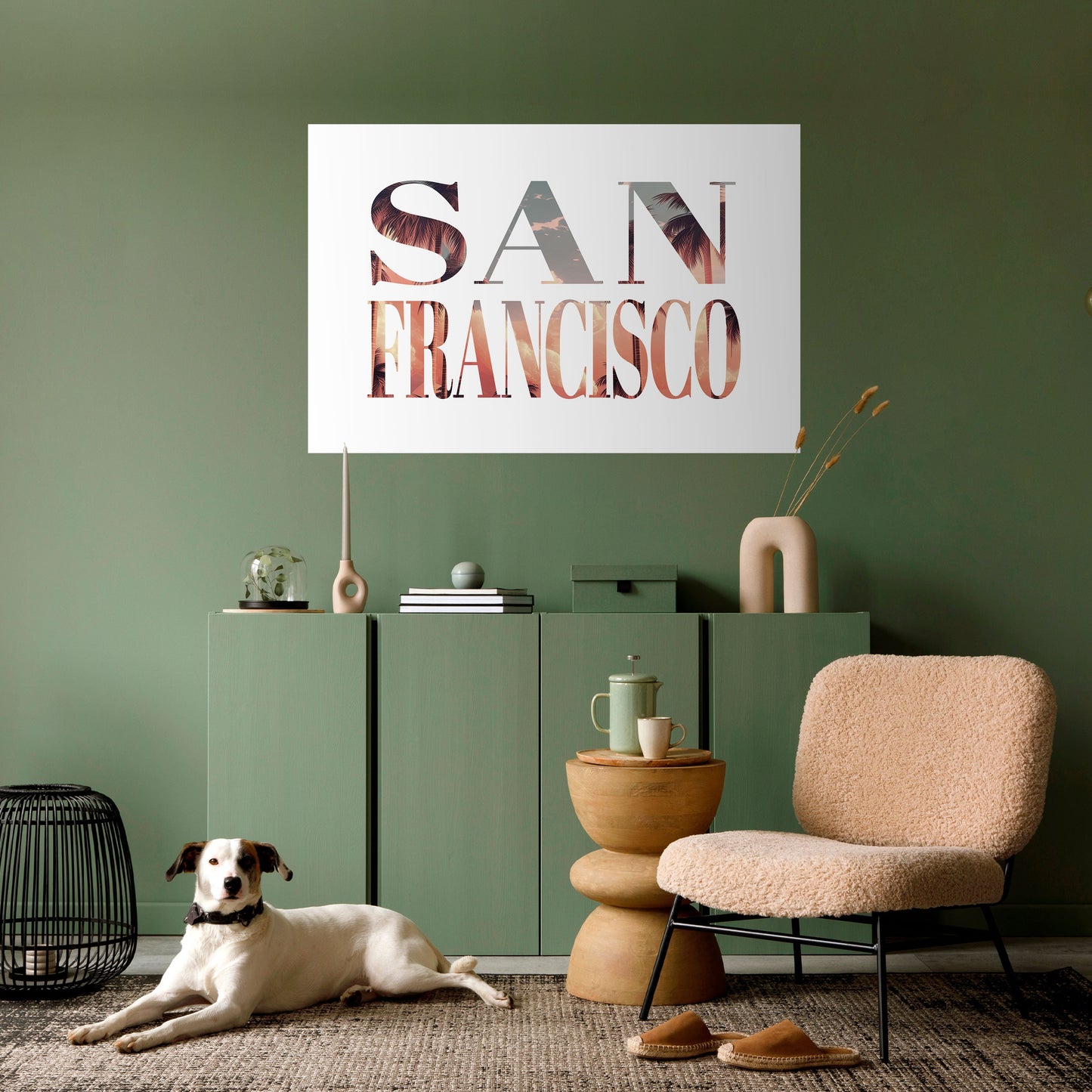Poster orizzontale da staccare e attaccare di SAN FRANCISCO