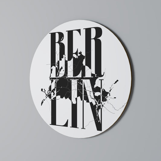 BOLD HORIZONS OF BERLIN Round Wall Art