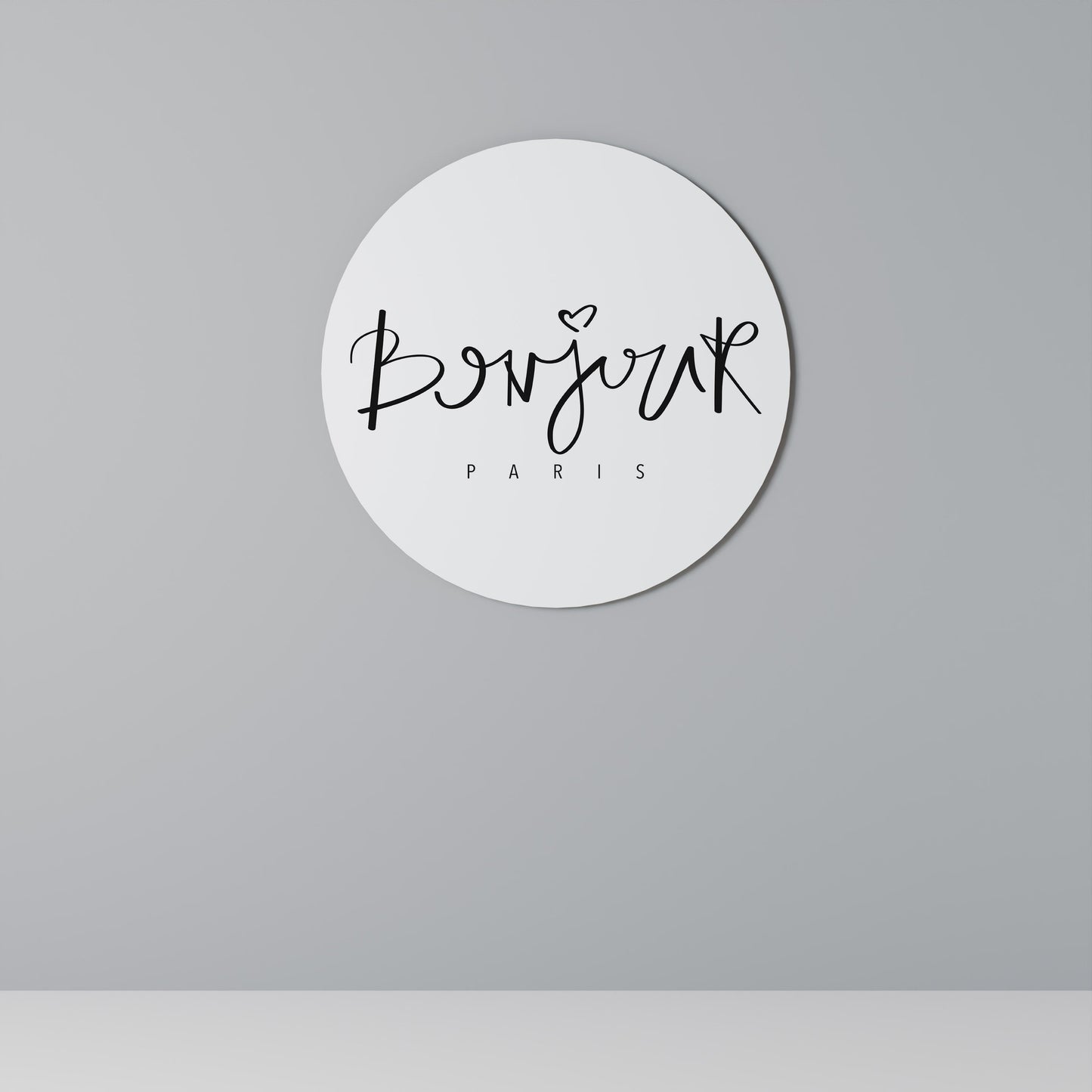 BONJOUR LOVE - Decorazione murale rotonda
