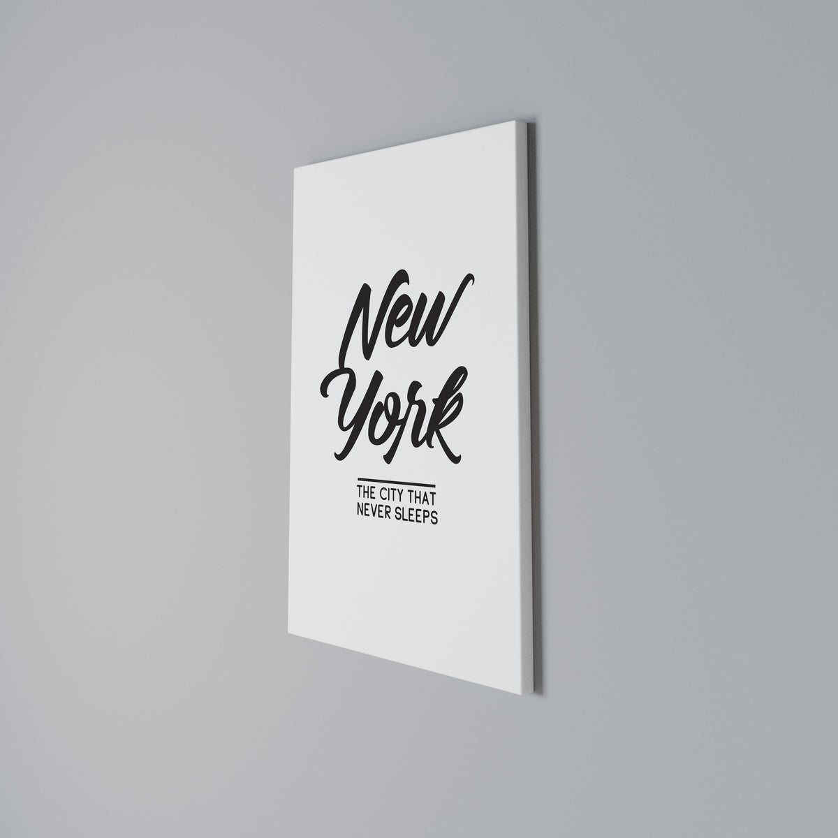 AWAKE IN NYC Stampa su tela verticale