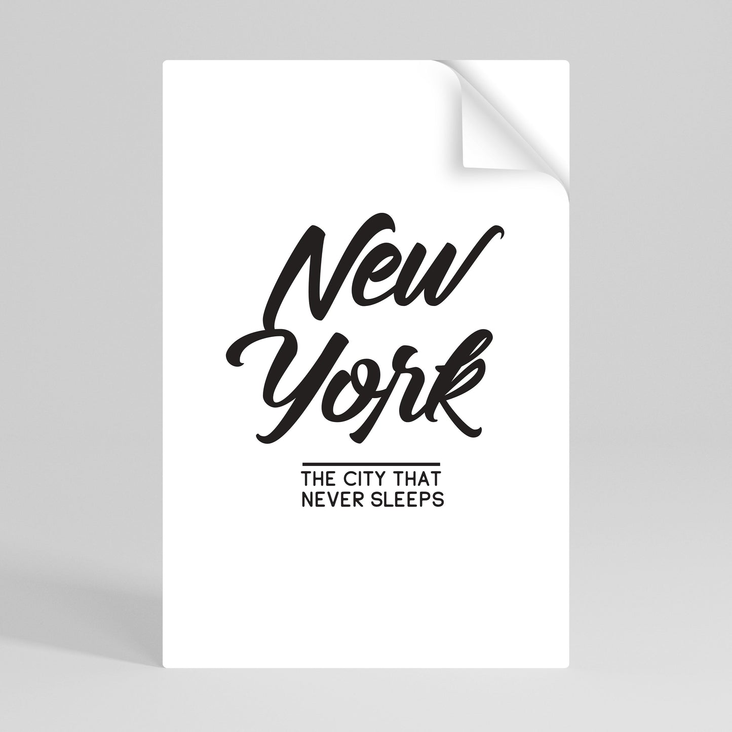 Poster verticale staccabile e attaccabile AWAKE IN NYC