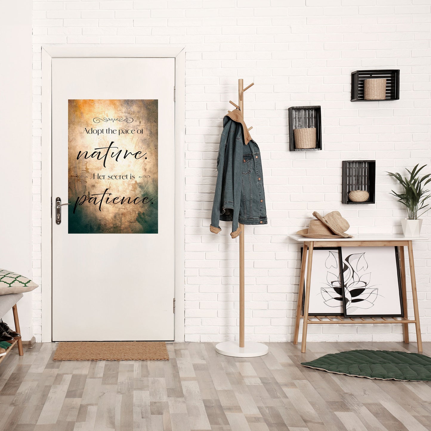 ARMONIA CON LA NATURA Poster verticale staccabile e attaccabile