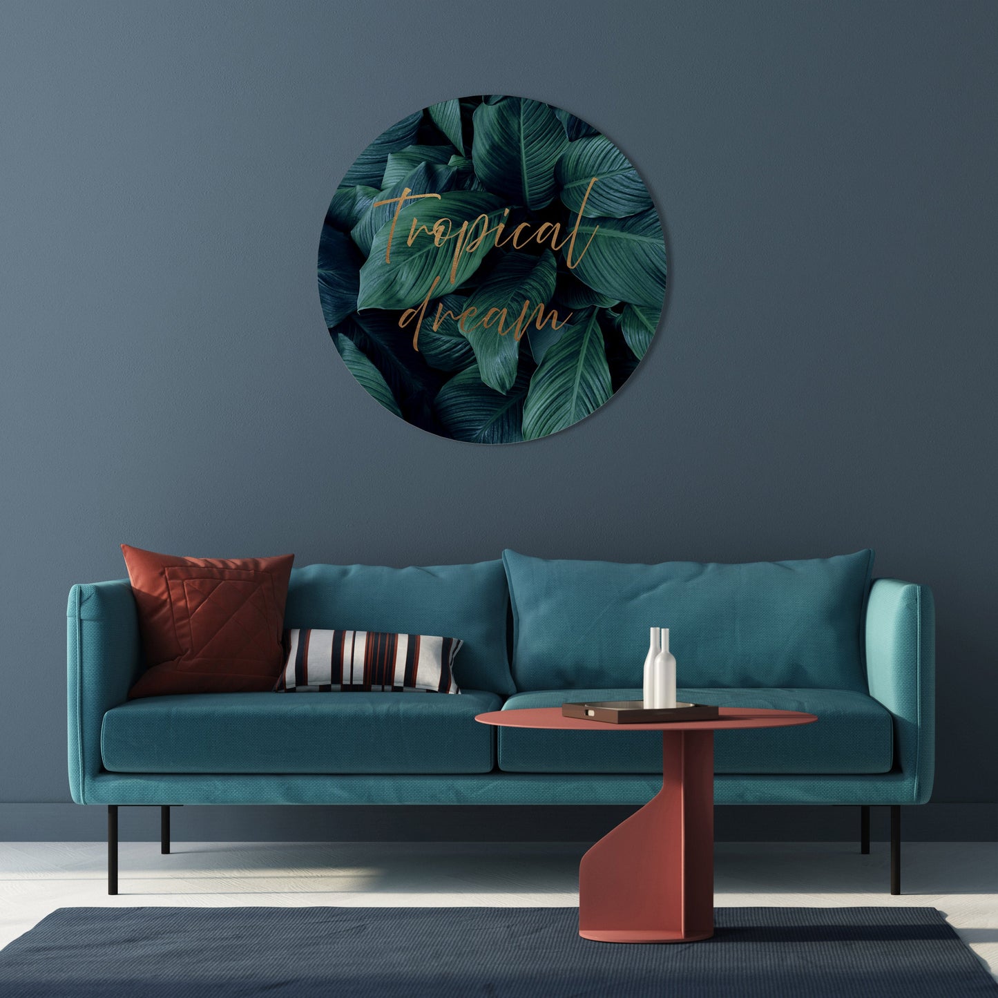 Decorazione murale rotonda TROPICAL BLISS