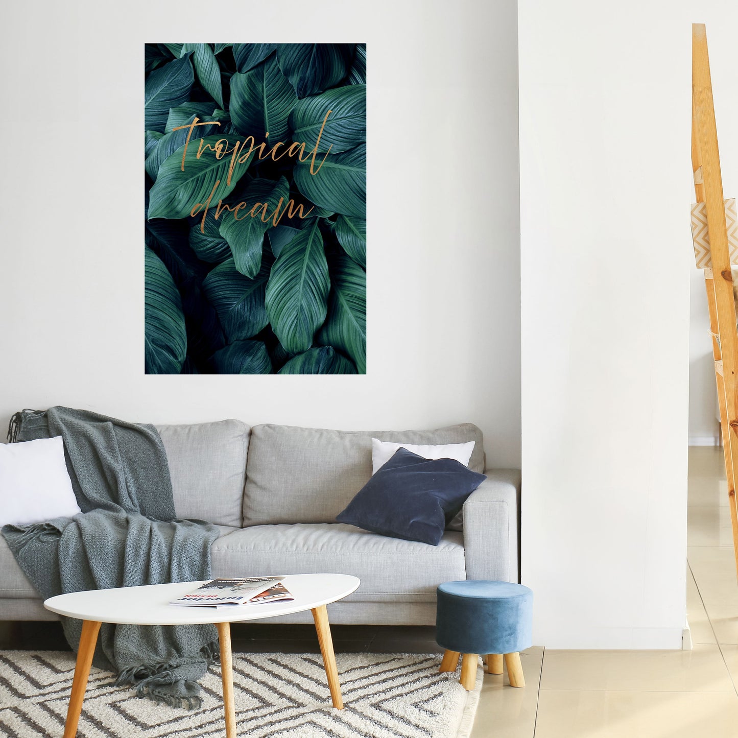 Poster verticale staccabile e attaccabile TROPICAL BLISS