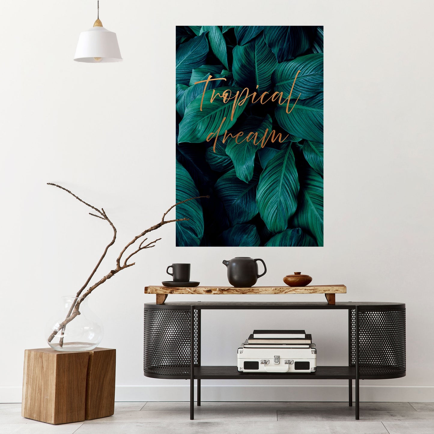 Poster verticale staccabile e attaccabile TROPICAL BLISS