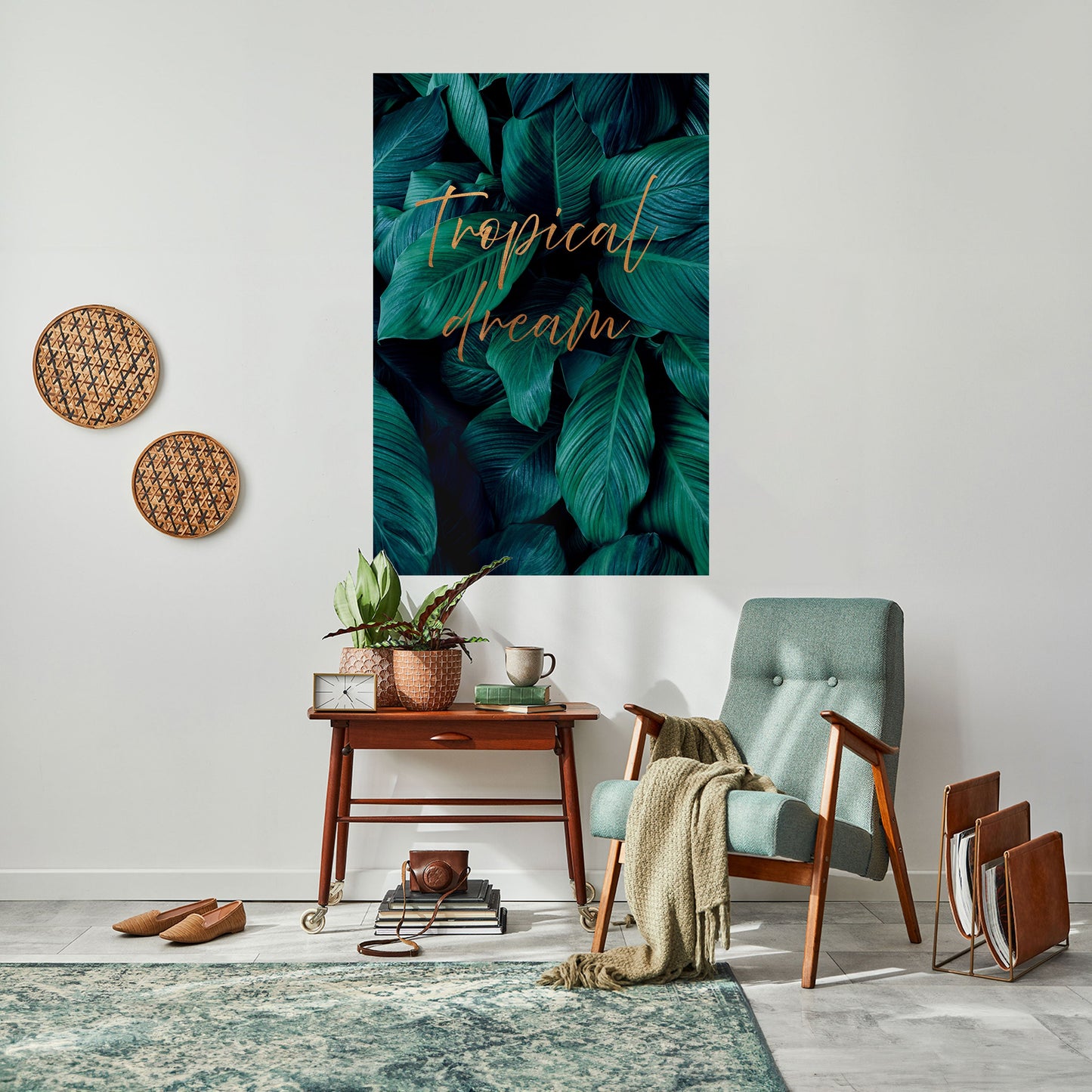 Poster verticale staccabile e attaccabile TROPICAL BLISS