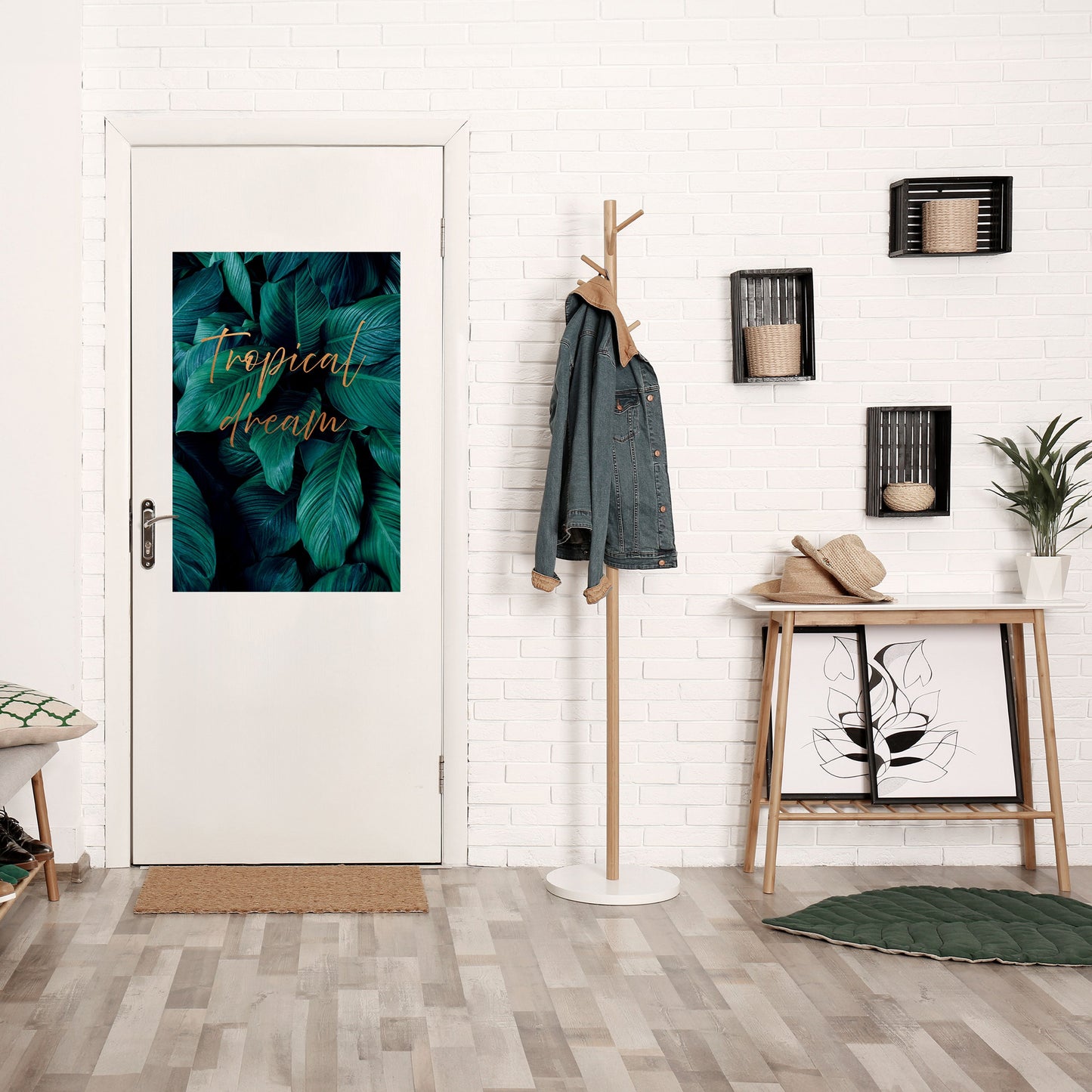 Poster verticale staccabile e attaccabile TROPICAL BLISS