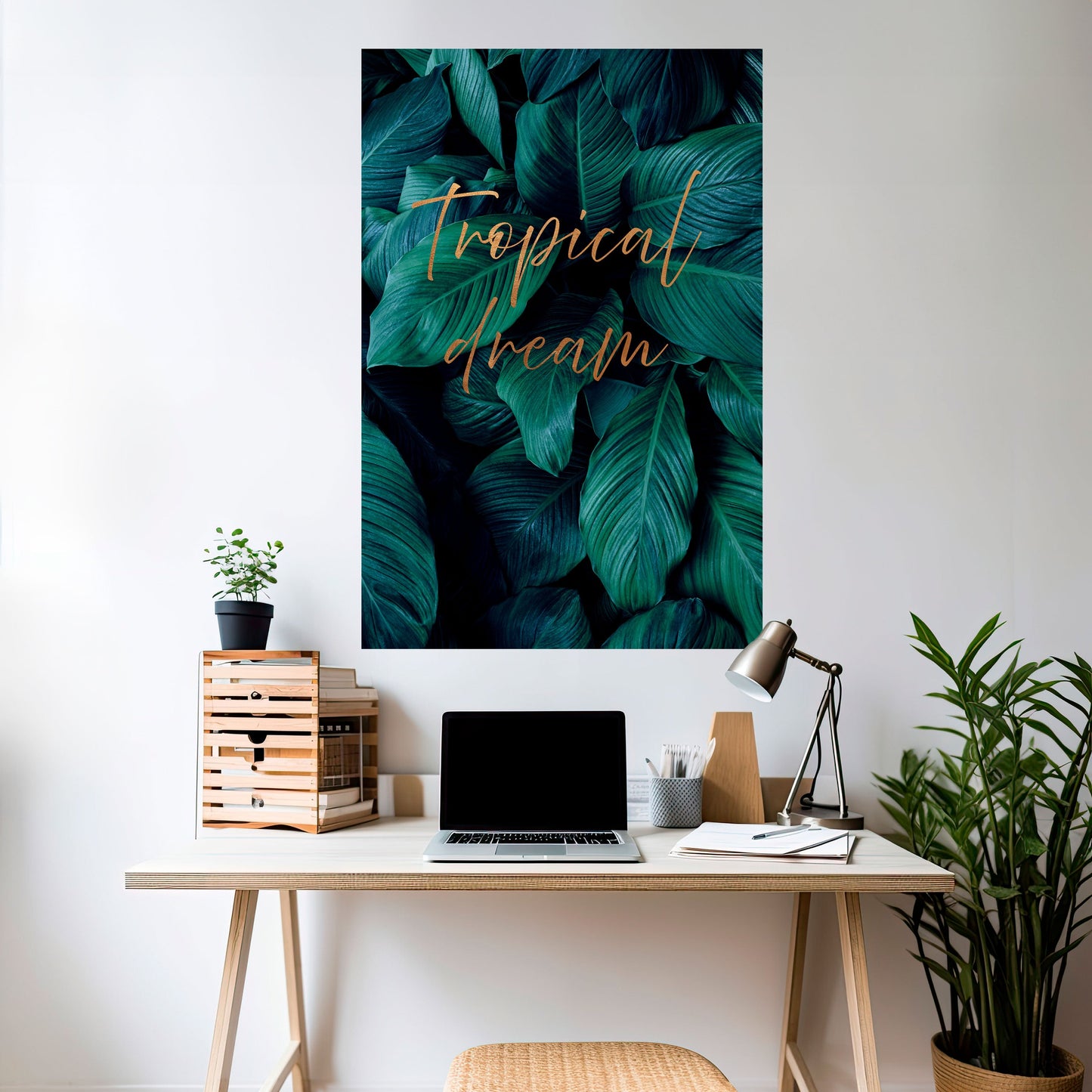 Poster verticale staccabile e attaccabile TROPICAL BLISS