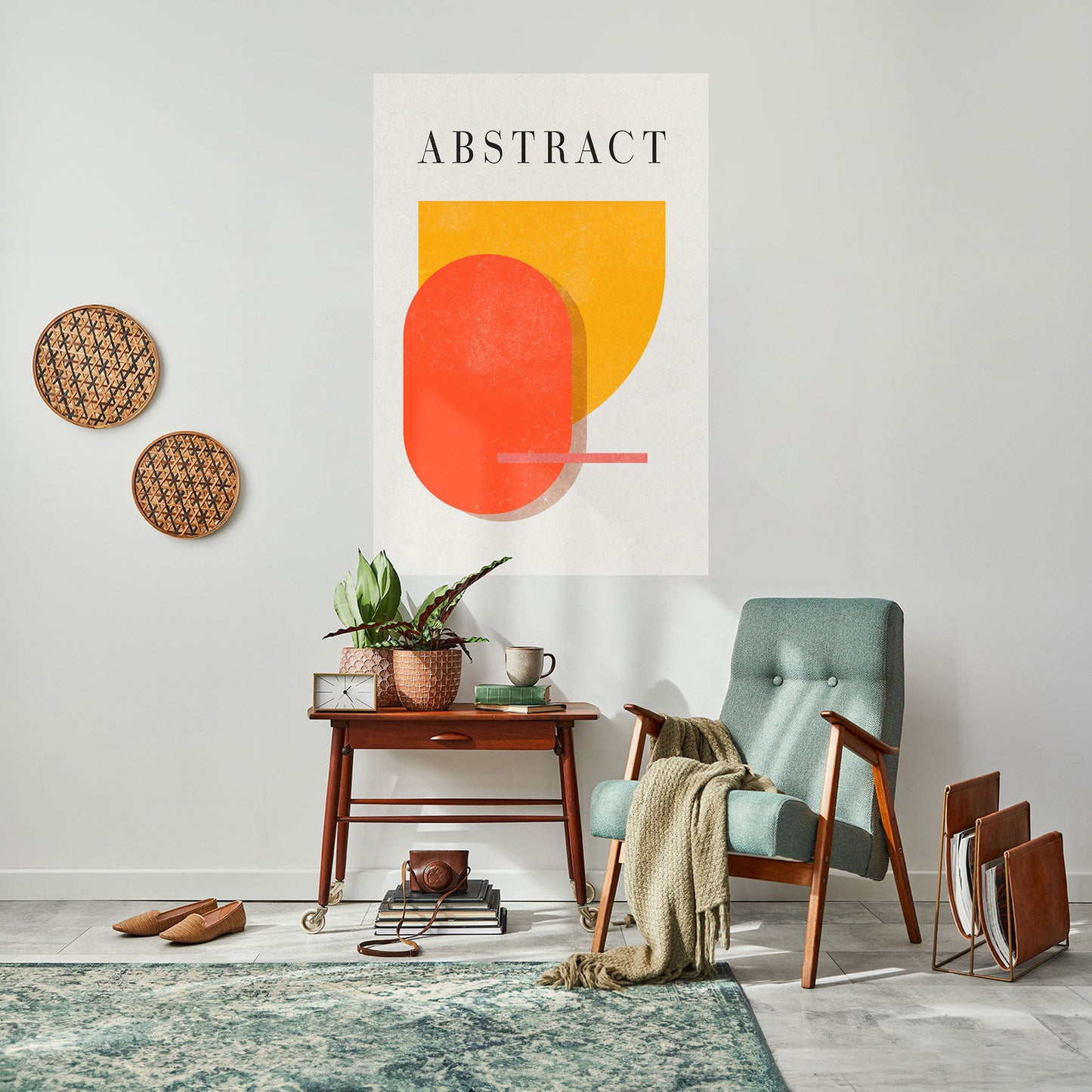 COMPOSIZIONE GIOCOSA Poster verticale staccabile e attaccabile