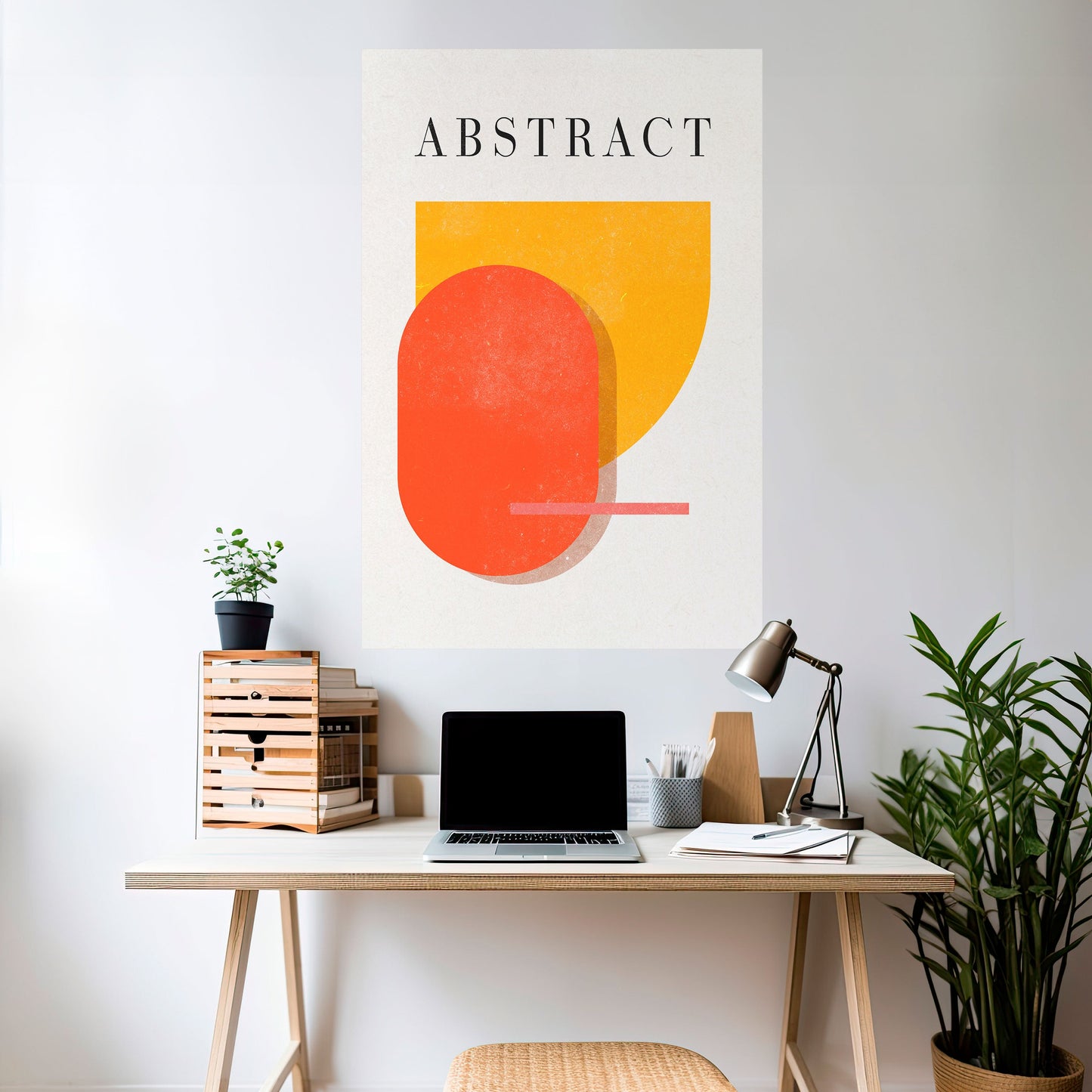 COMPOSIZIONE GIOCOSA Poster verticale staccabile e attaccabile