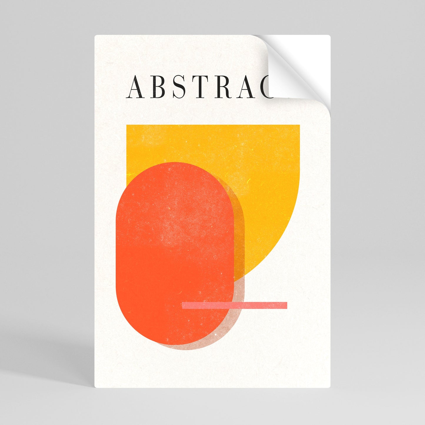 COMPOSIZIONE GIOCOSA Poster verticale staccabile e attaccabile