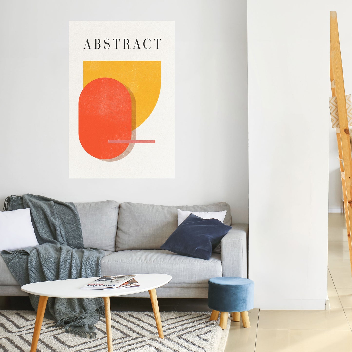 COMPOSIZIONE GIOCOSA Poster verticale staccabile e attaccabile
