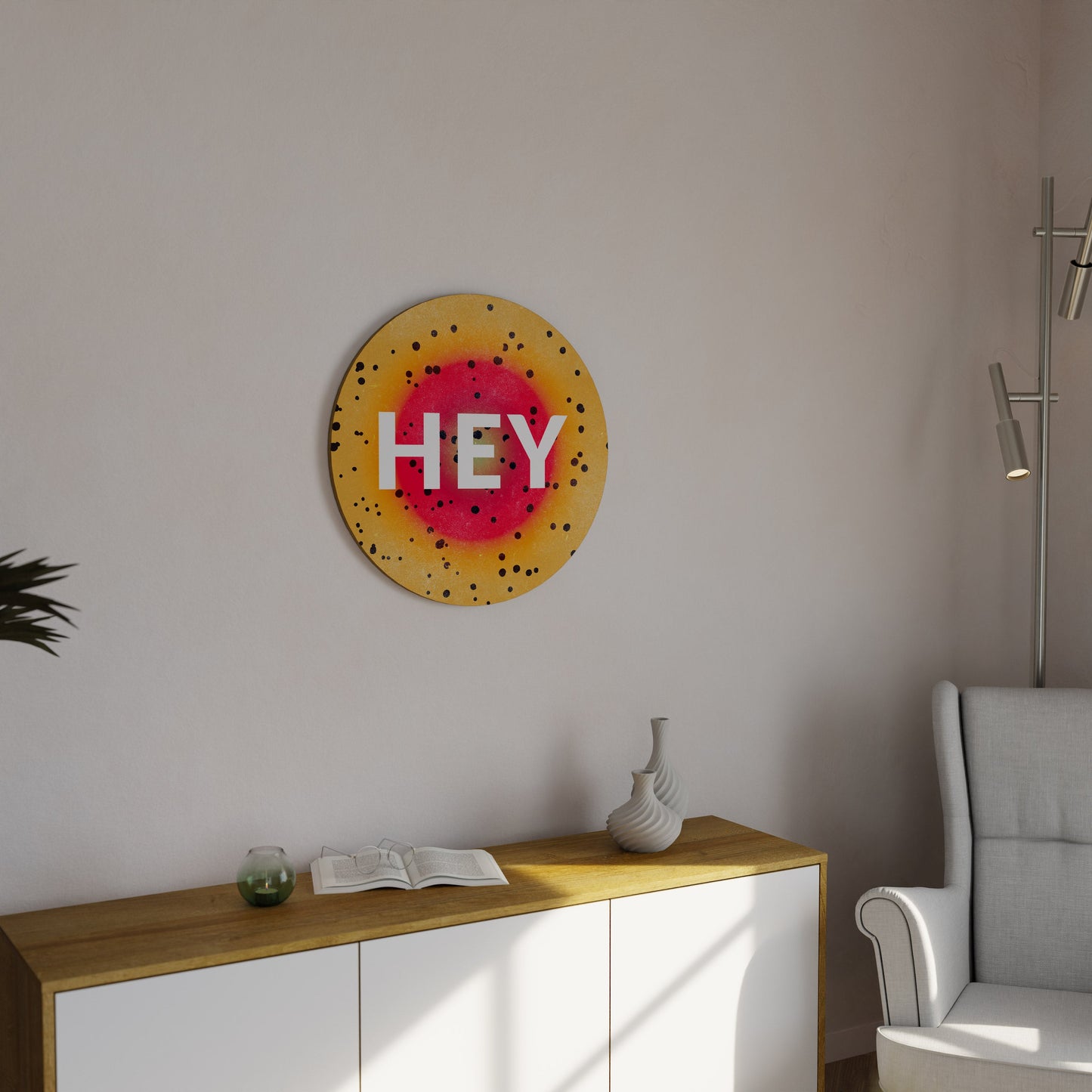 EHI THERE - Arte murale rotonda