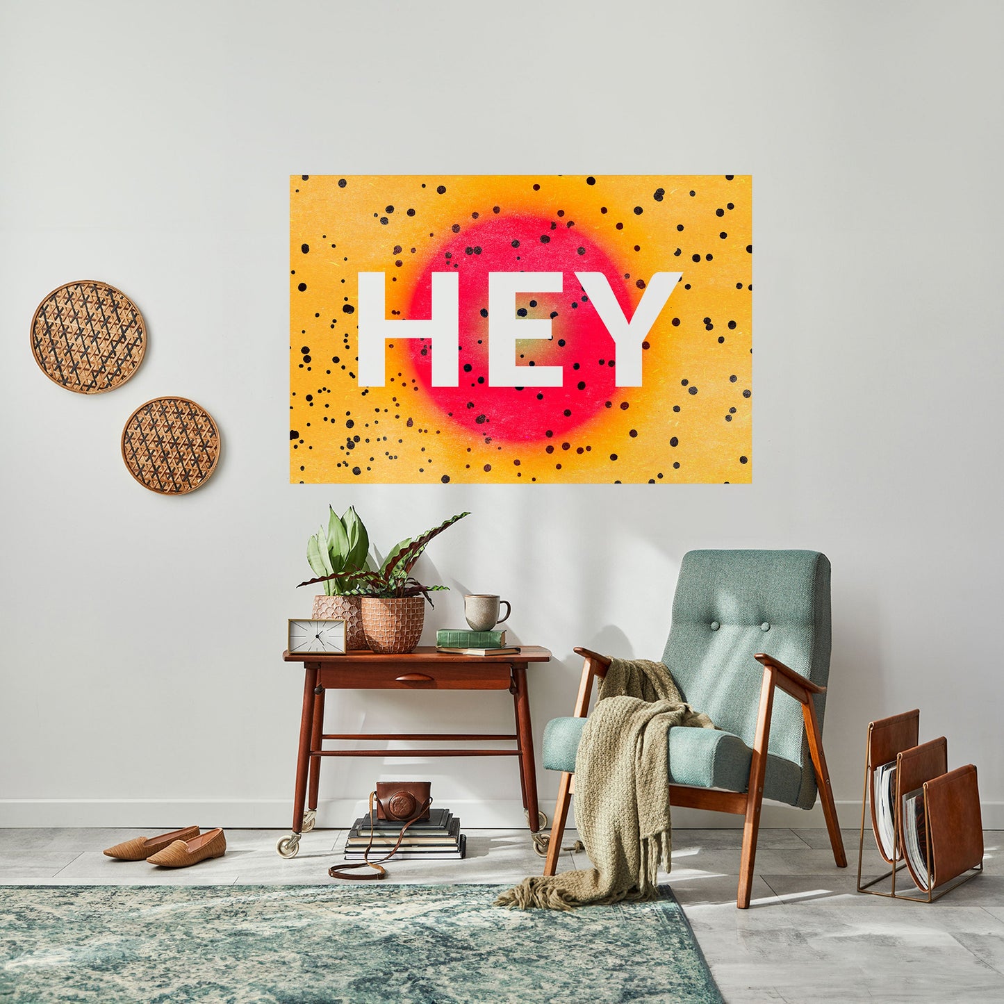 EHI THERE Poster orizzontale staccabile e attaccabile