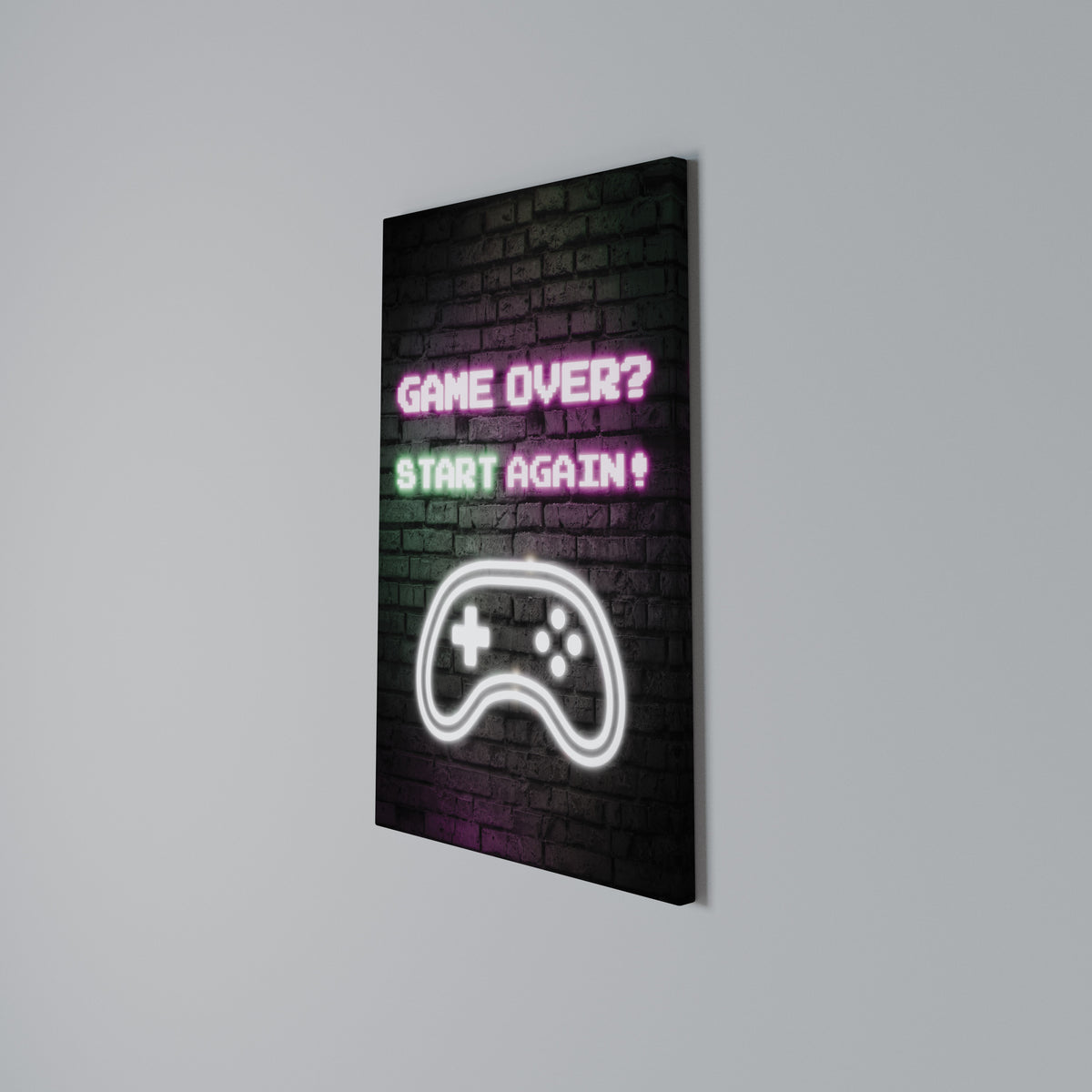 RESPAWN YOUR ADVENTURE Stampa su tela verticale